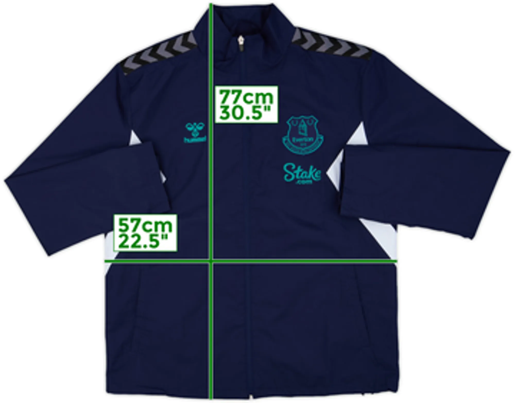 2023-24 Everton Hummel Rain Jacket - 10/10 - (L)