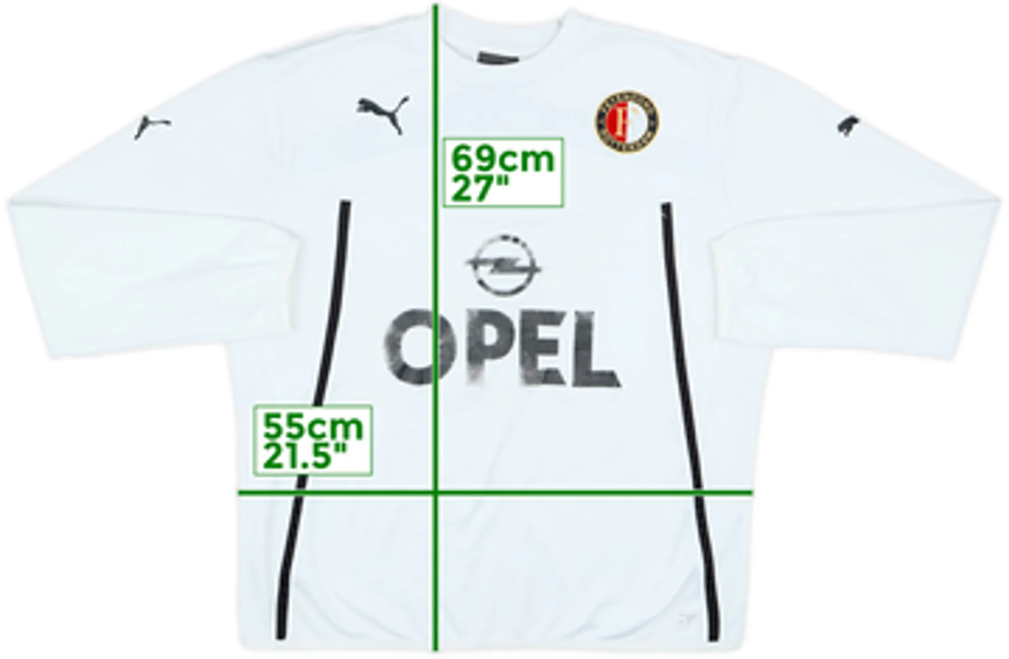 2013-14 Feyenoord Puma Sweat Top - 4/10 - (XL)