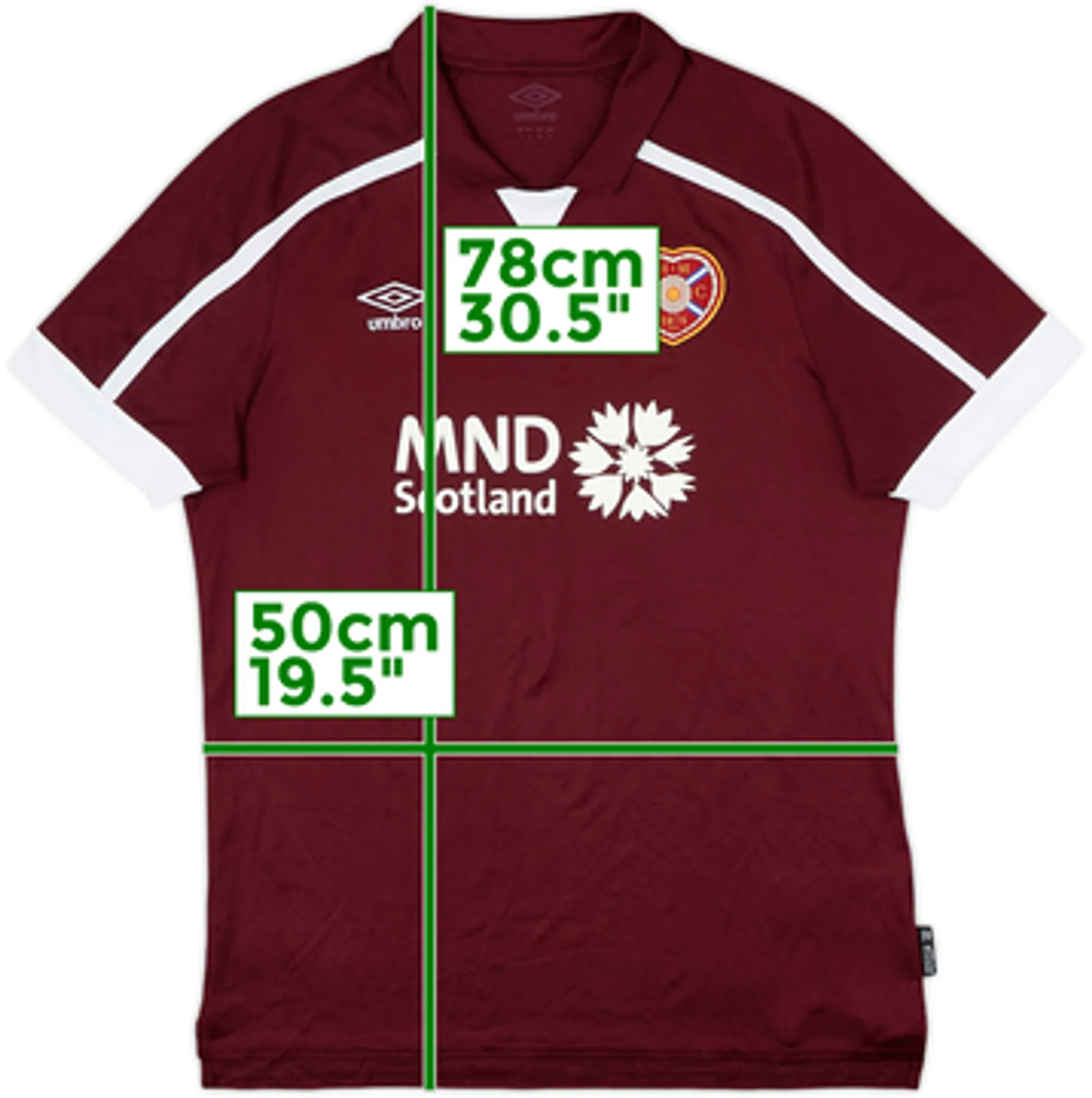 2021-22 Hearts Home Shirt - 9/10 - (L)