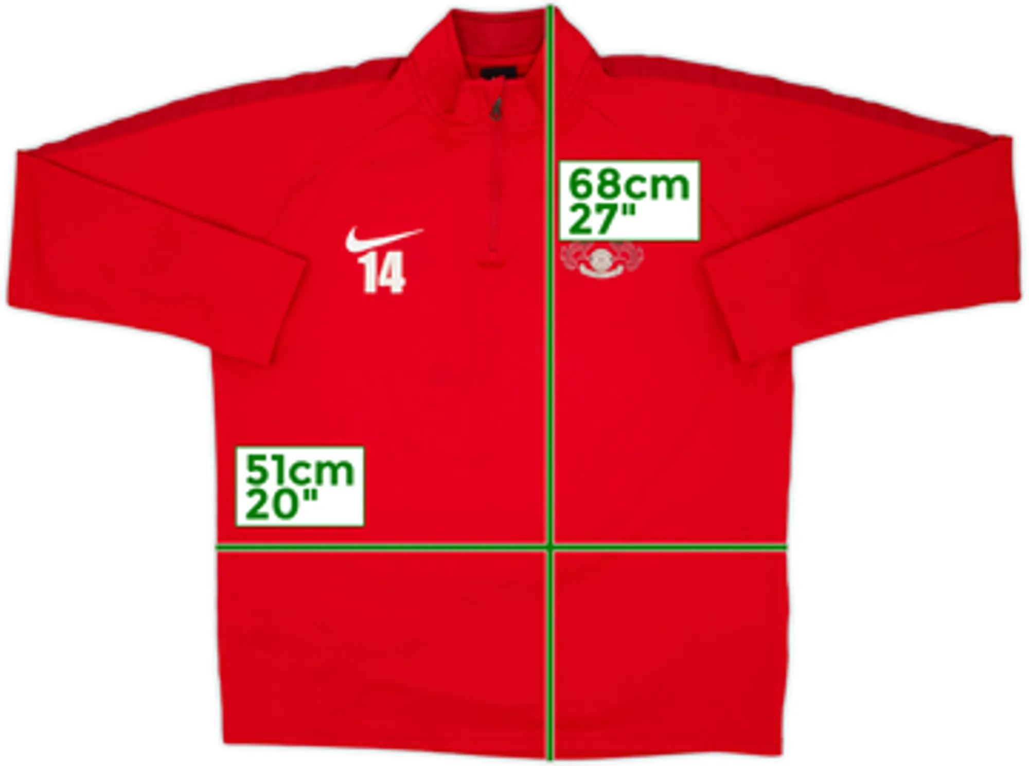 2018-19 Leyton Orient Player Issue New Balance 1/4 Zip Drill Top #14 - 7/10 - (M)