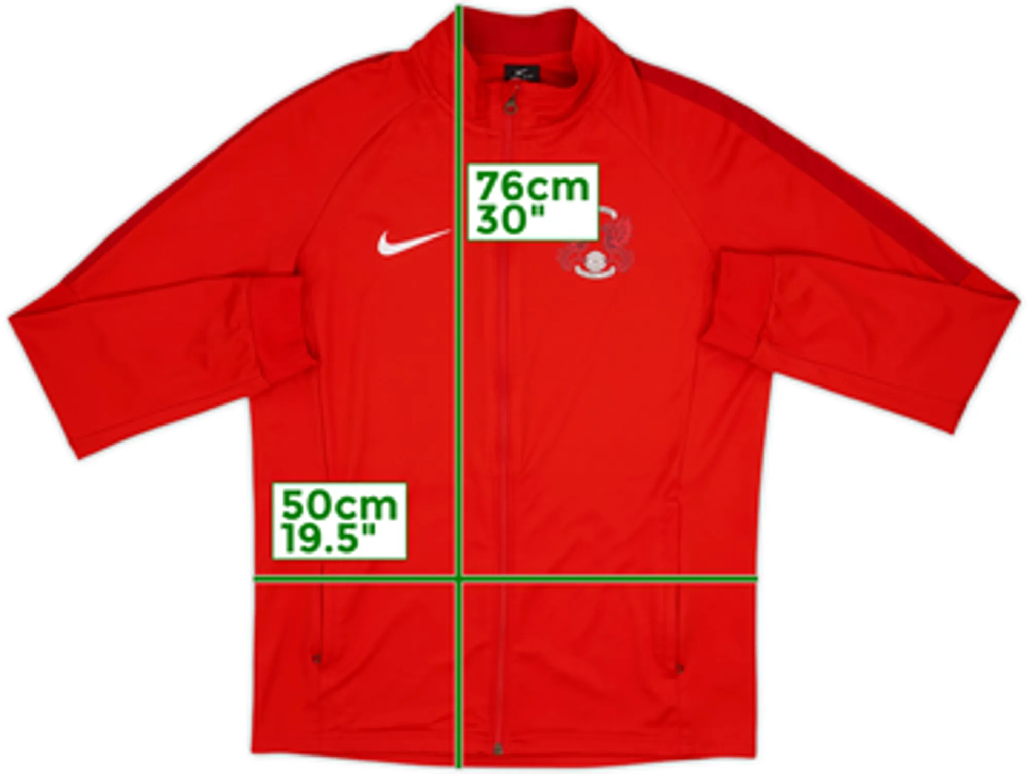 2018-19 Leyton Orient Nike Track Jacket - 8/10 - (M)