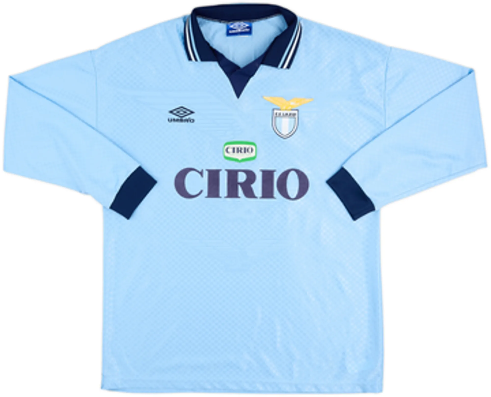 1996-97 Lazio Home L/S Shirt Rambaudi #7 - 6/10 - (L)