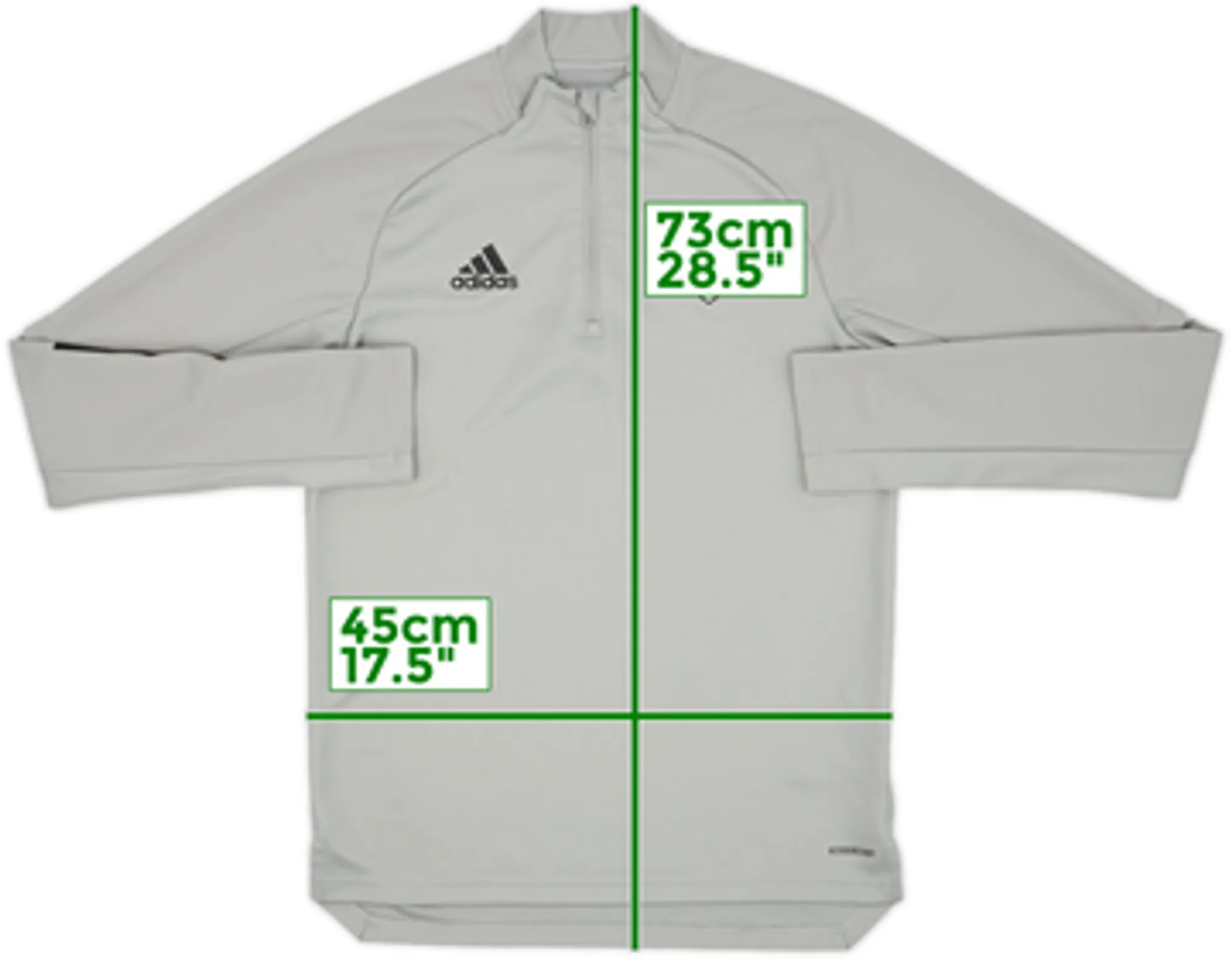 2020-21 Leeds United adidas 1/4 Zip Drill Top - 10/10 - (S)