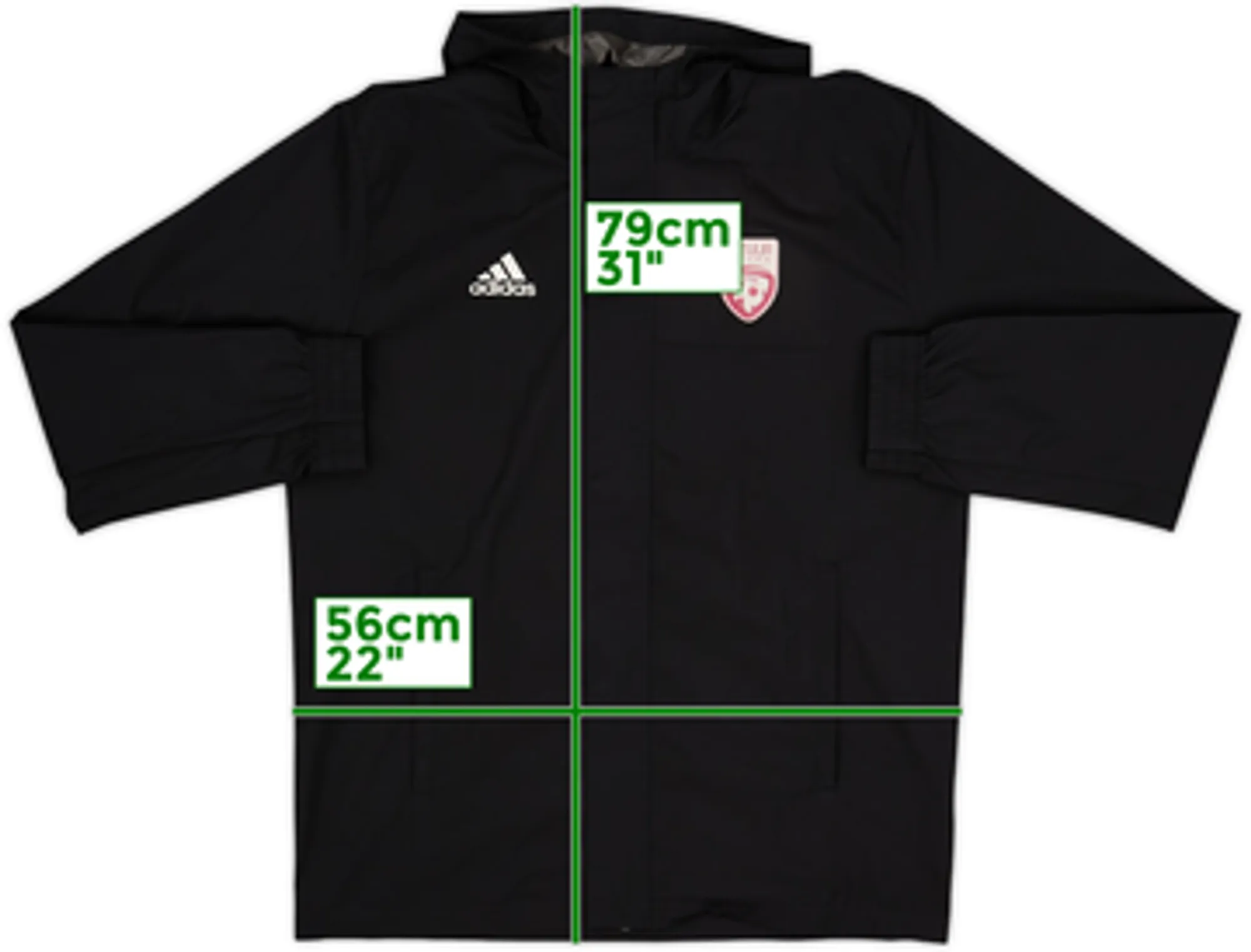2021-22 Latvia adidas Hooded Track Jacket - 8/10 - (M)