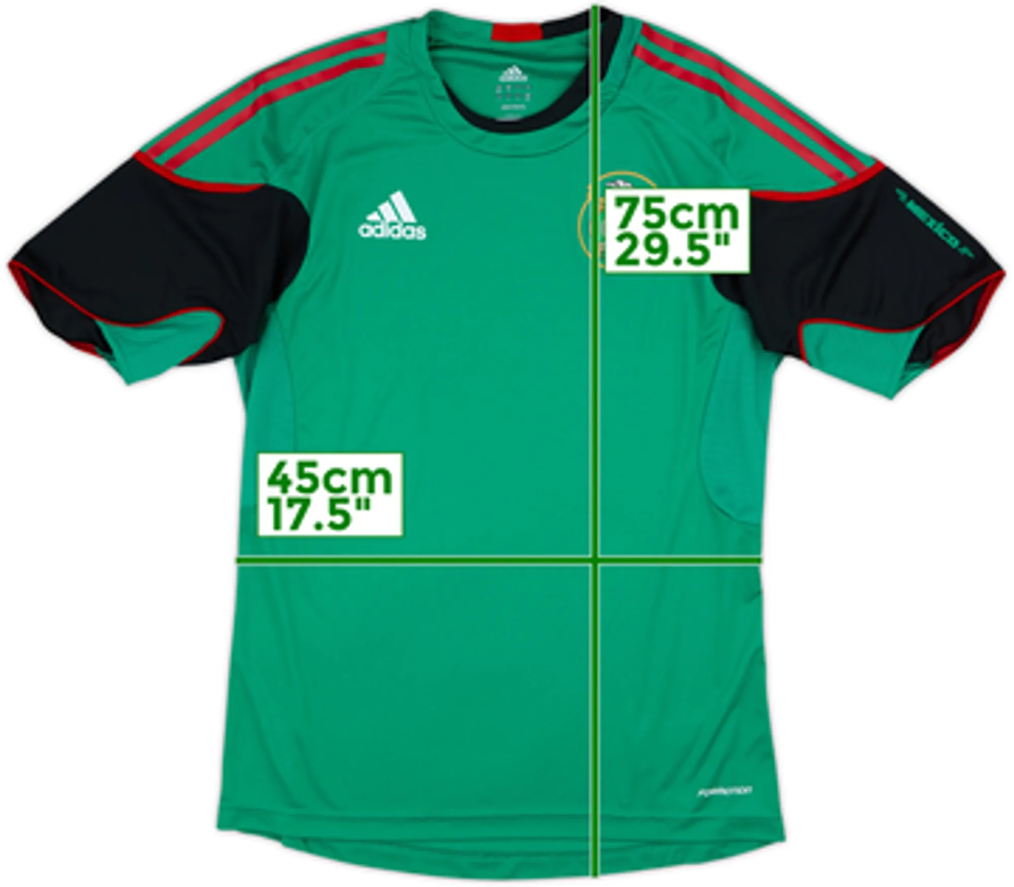 2009-10 Mexico adidas Formotion Training Shirt - 10/10 - (M/L)