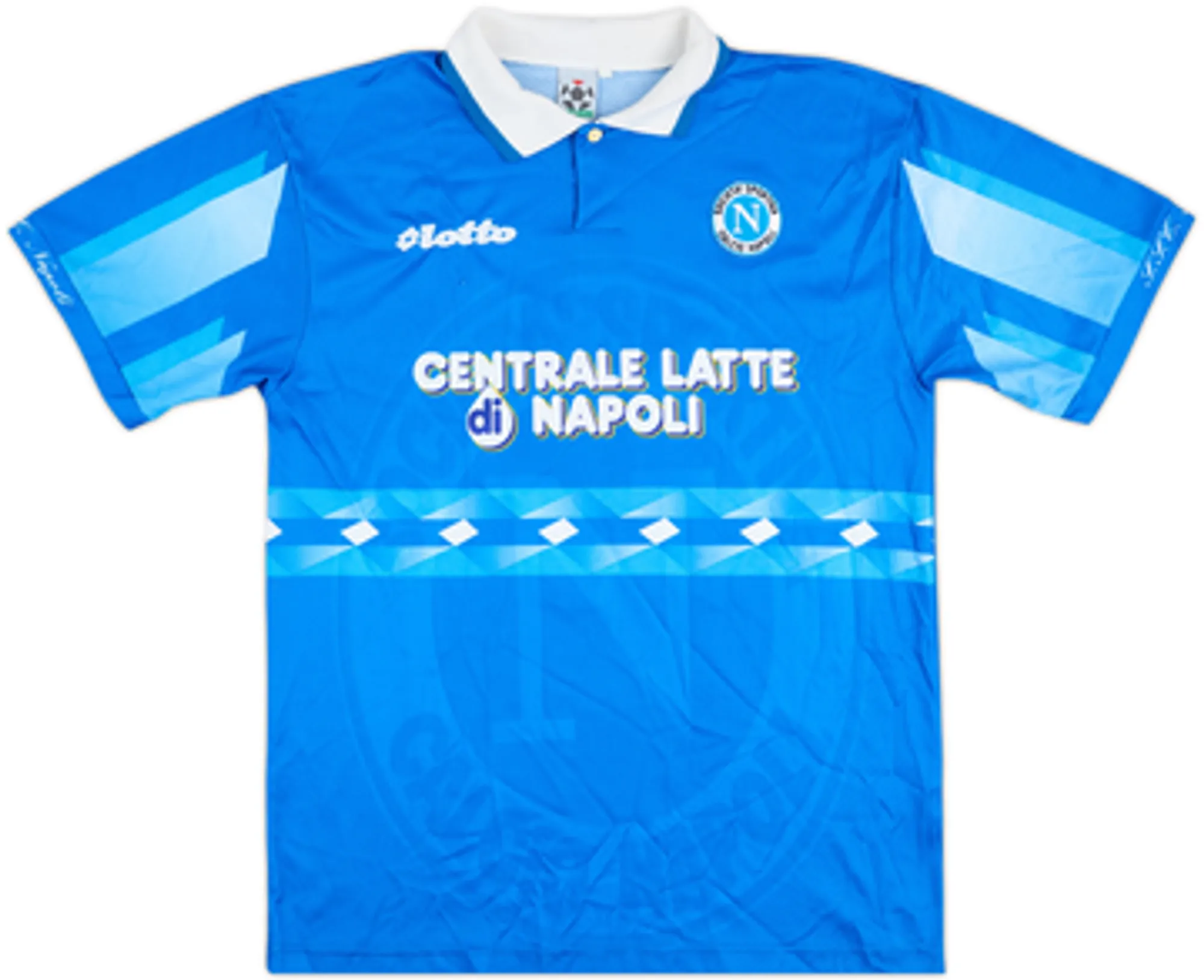 1996-97 Napoli Home Shirt Pecchia #11 - 8/10 - (L)