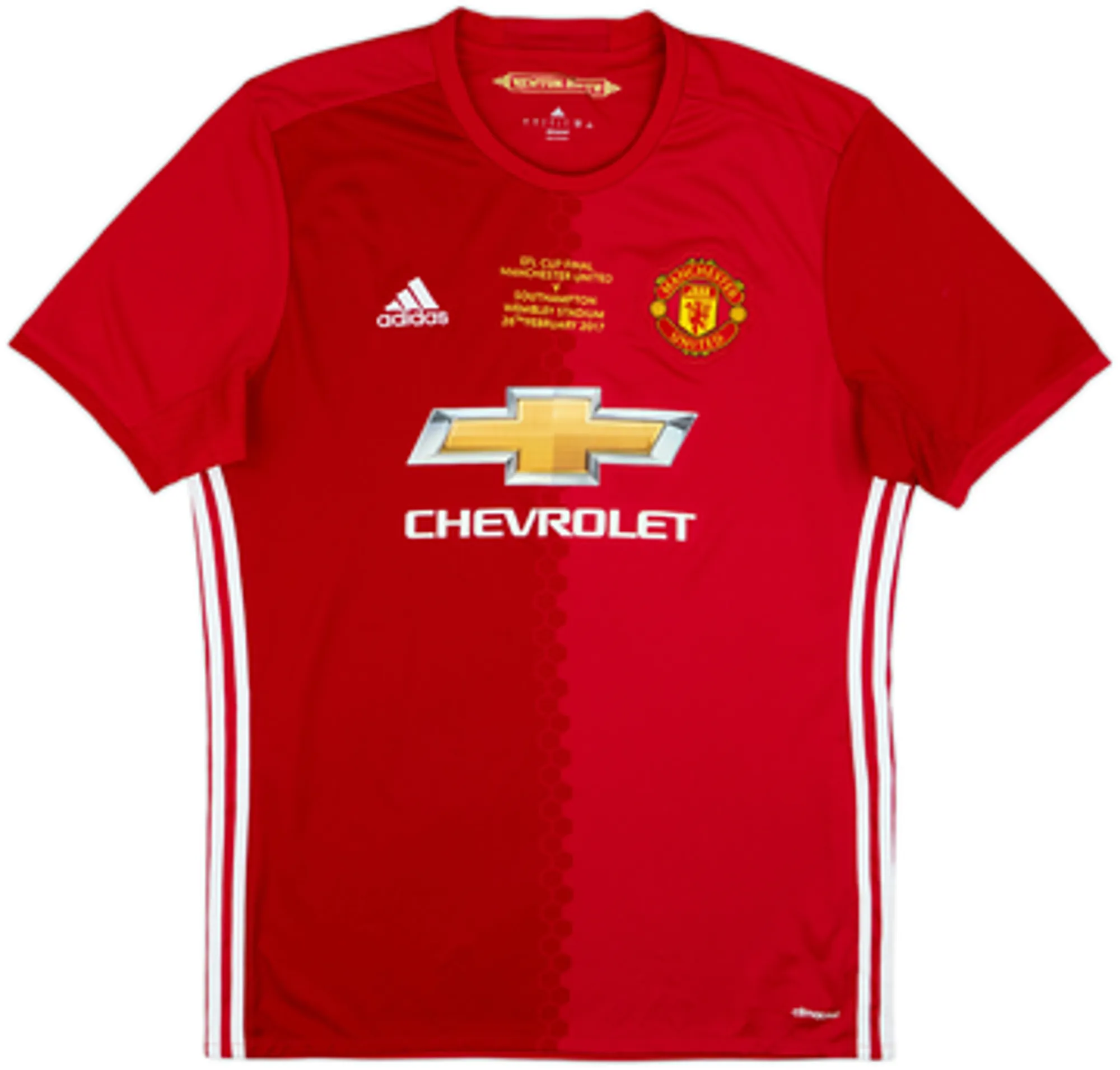 2016-17 Manchester United 'EFL Cup Final' Home Shirt Pogba #6 - 6/10 - (L)