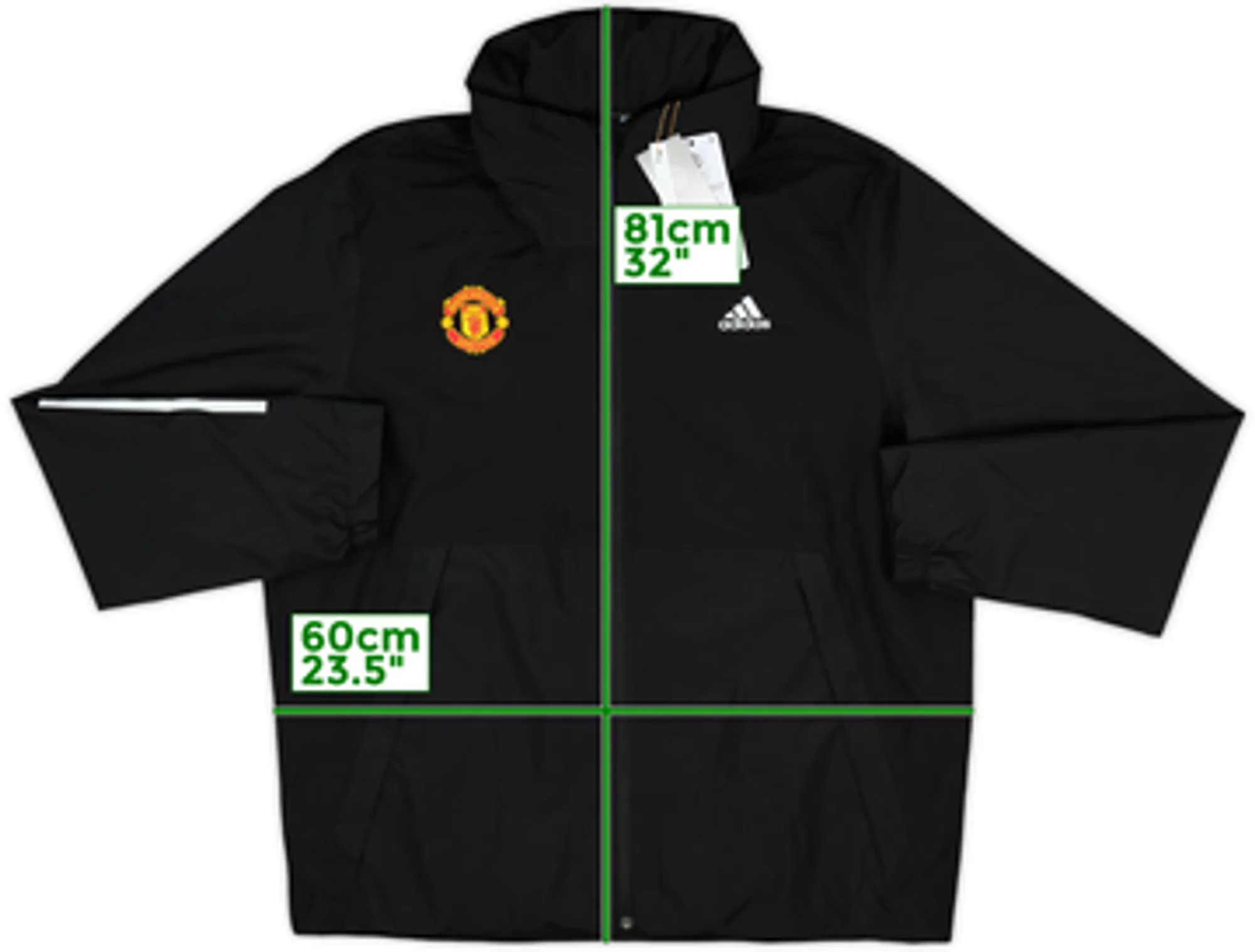 2022-23 Manchester United adidas Rain Jacket (L)