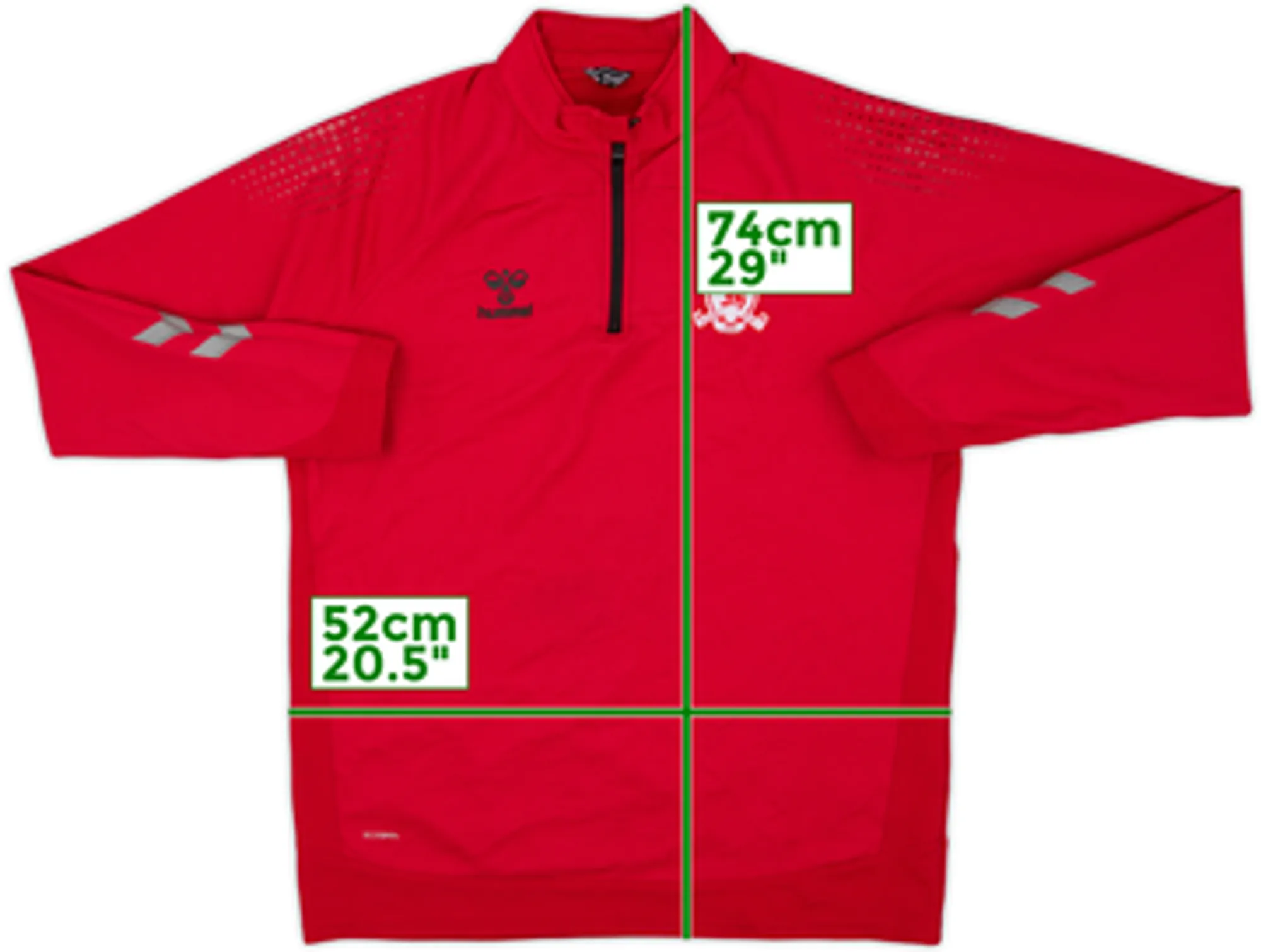 2019-20 Middlesbrough Hummel 1/4 Zip Drill Top - 10/10 - (L)