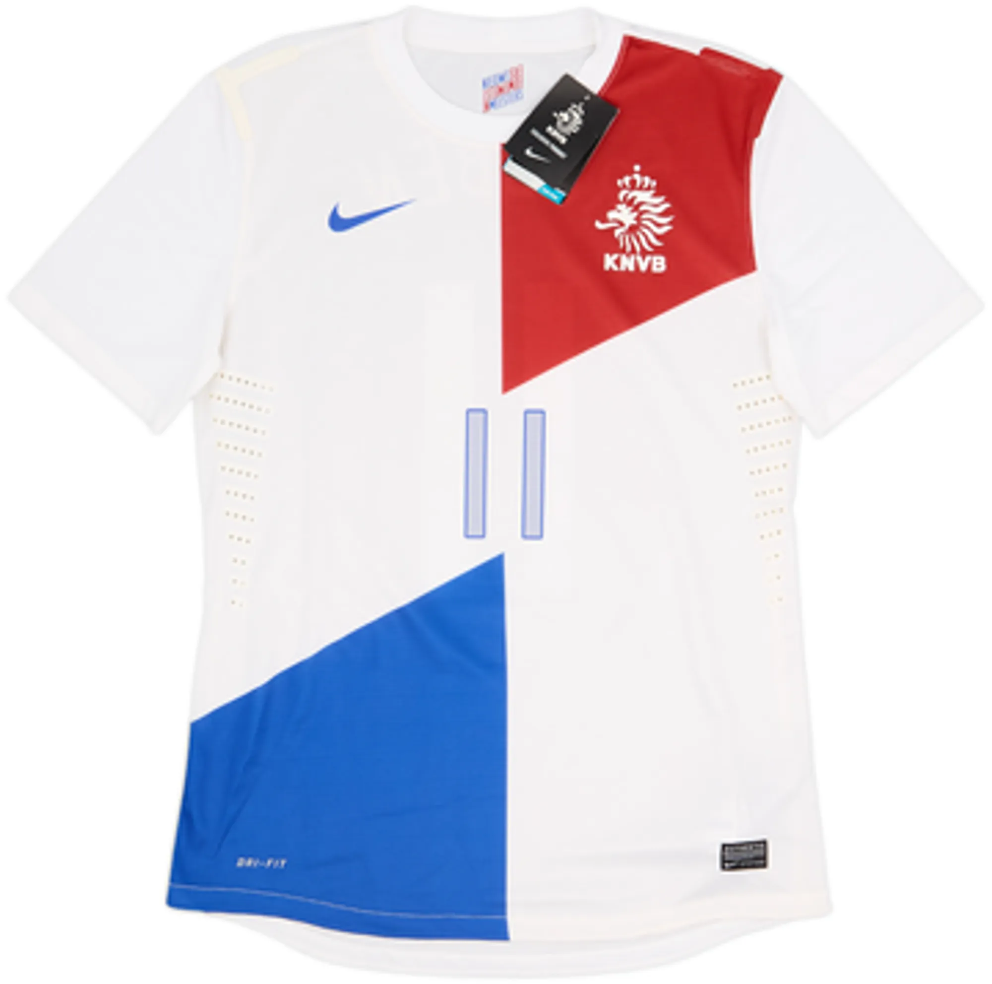 2013-14 Netherlands Player Issue Away Shirt Robben #11 (L)