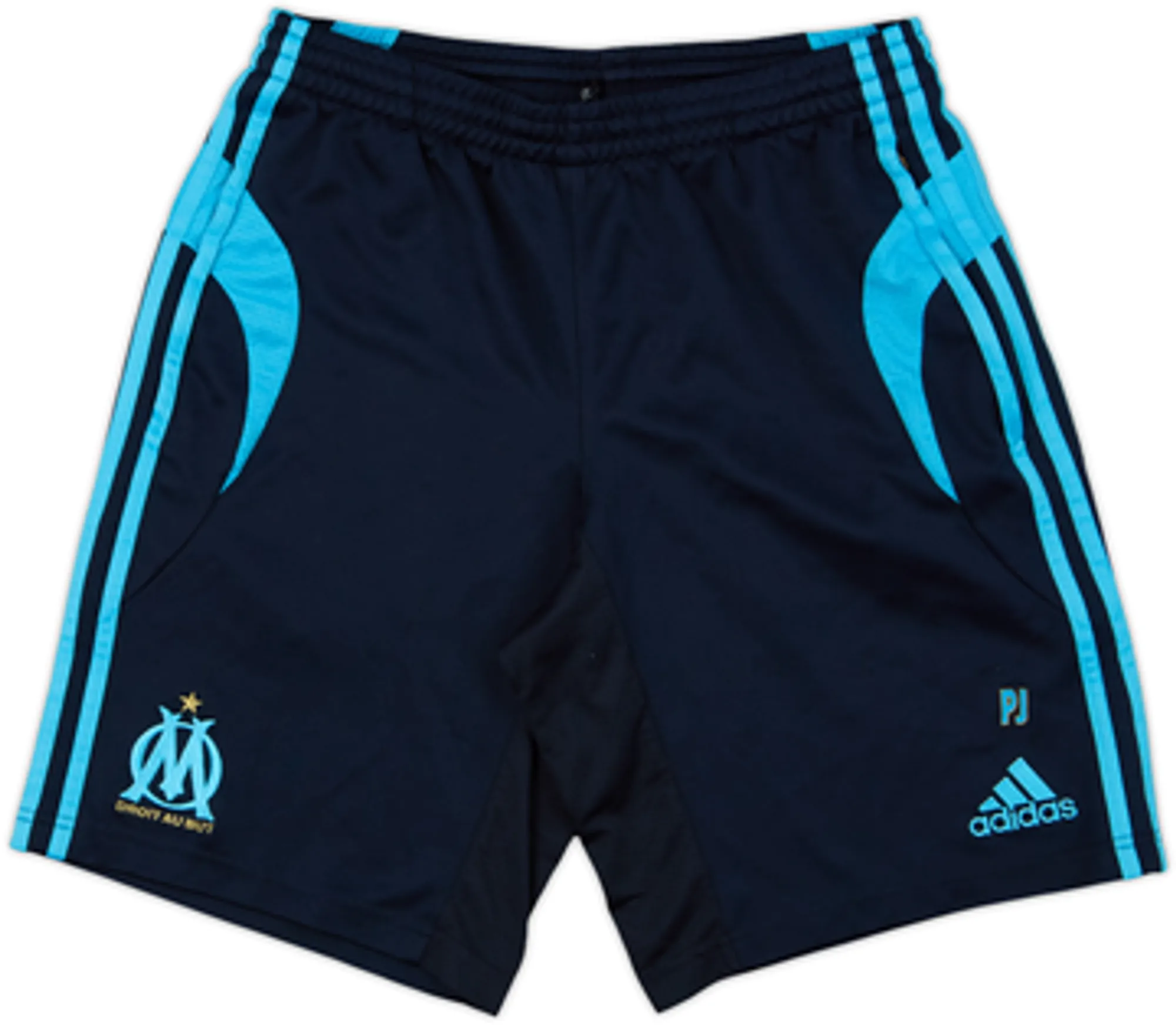 2008-09 Olympique Marseille Staff Issue adidas Training Shorts 'PJ' - 9/10 - (M)