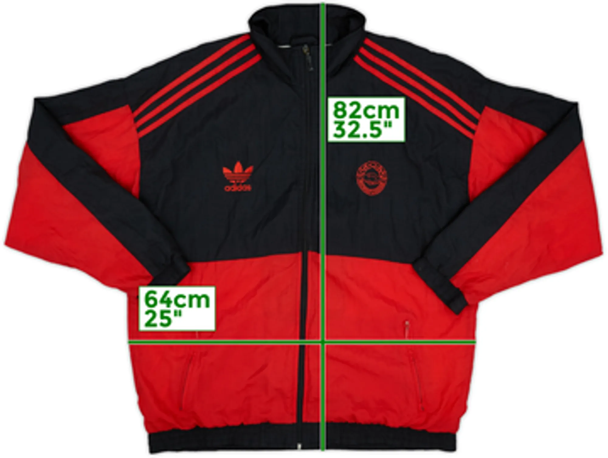 1995-96 Brommapojkarna adidas Track Jacket - 8/10 - (XXL)