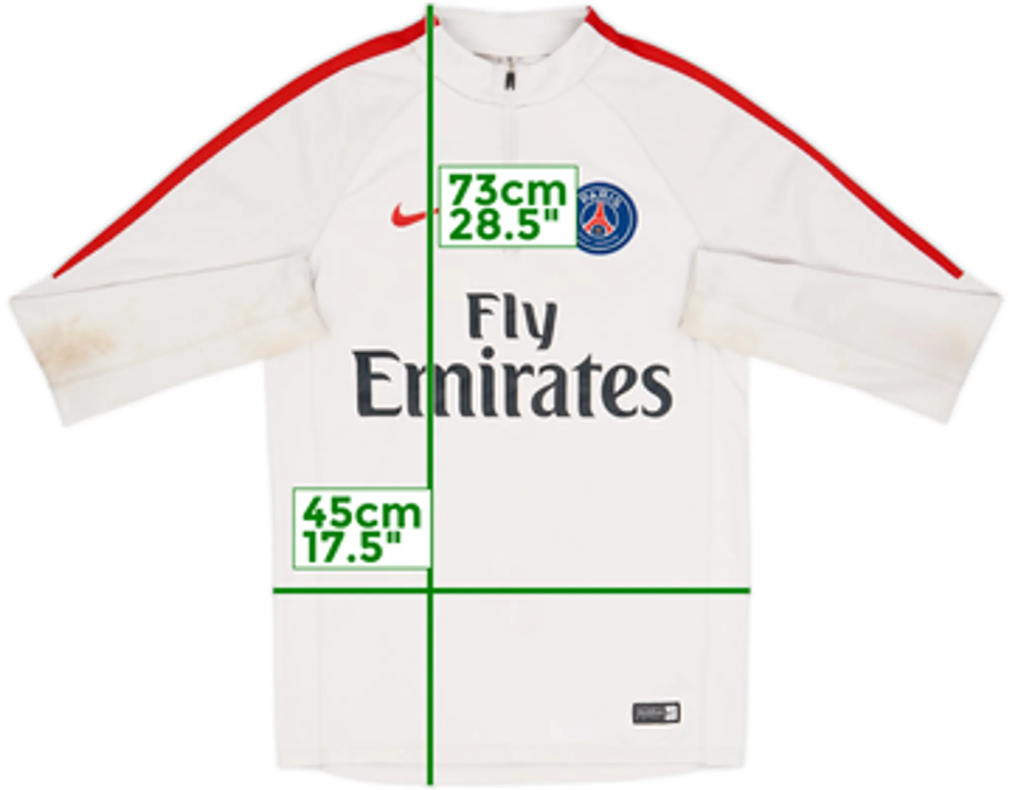 2014-15 Paris Saint-Germain Nike Track Jacket - 4/10 - (S)