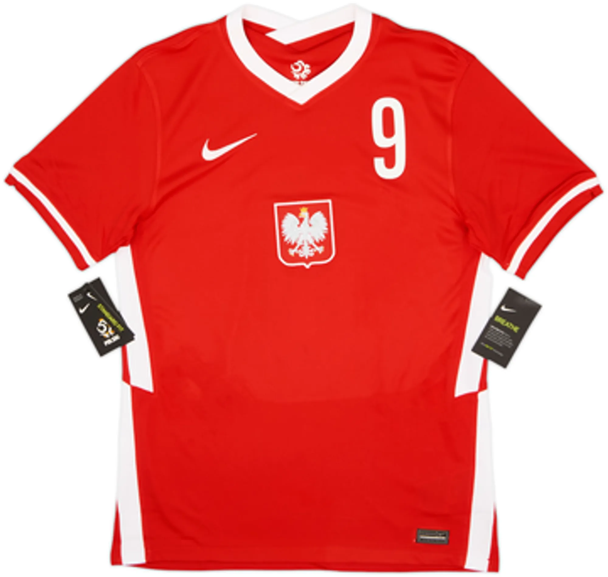 2020-21 Poland Away Shirt Lewandowski #9 (S)