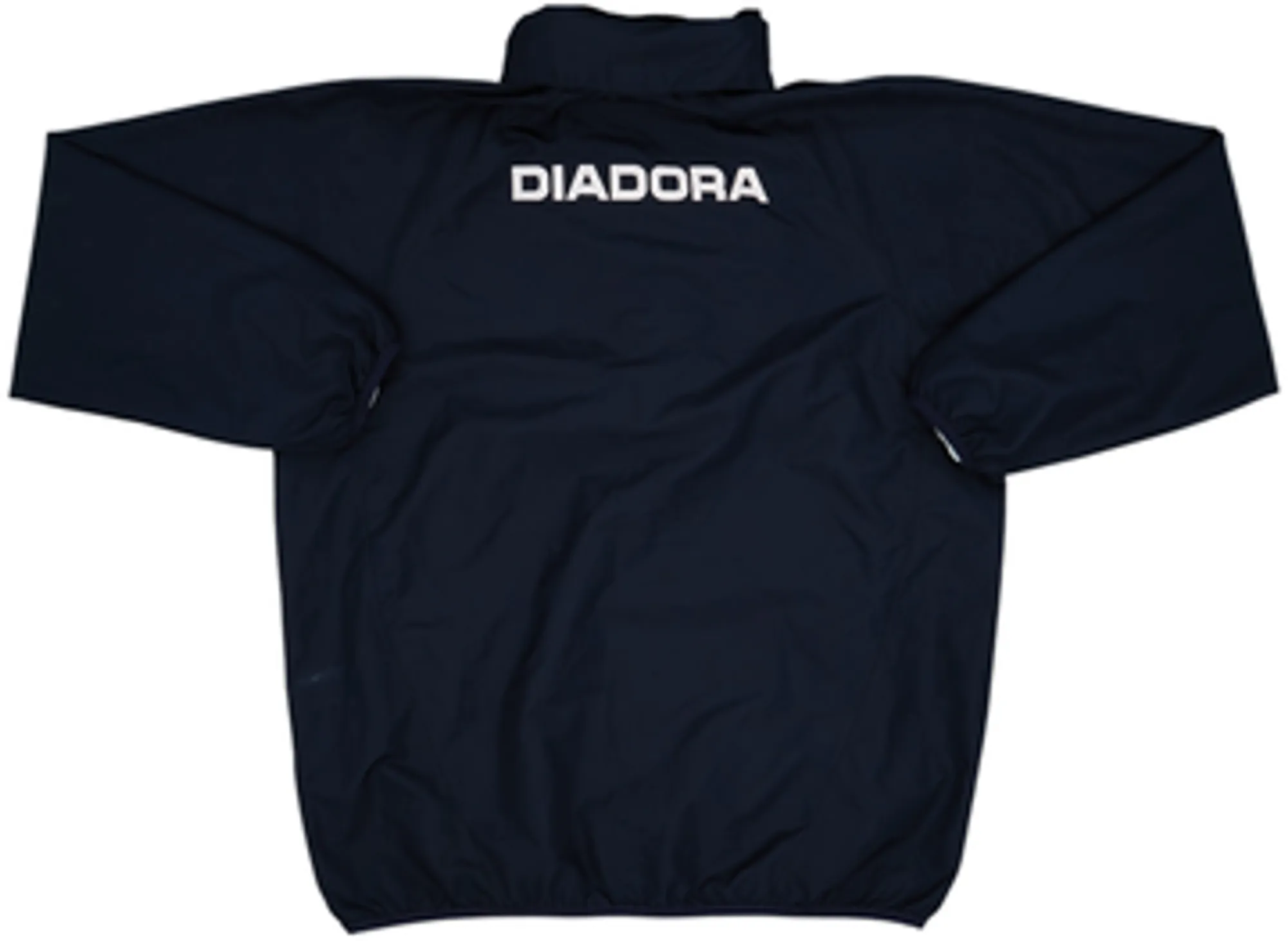 2004-05 Scotland Diadora Hooded 1/4 Zip Rain Jacket - 8/10 - (S)