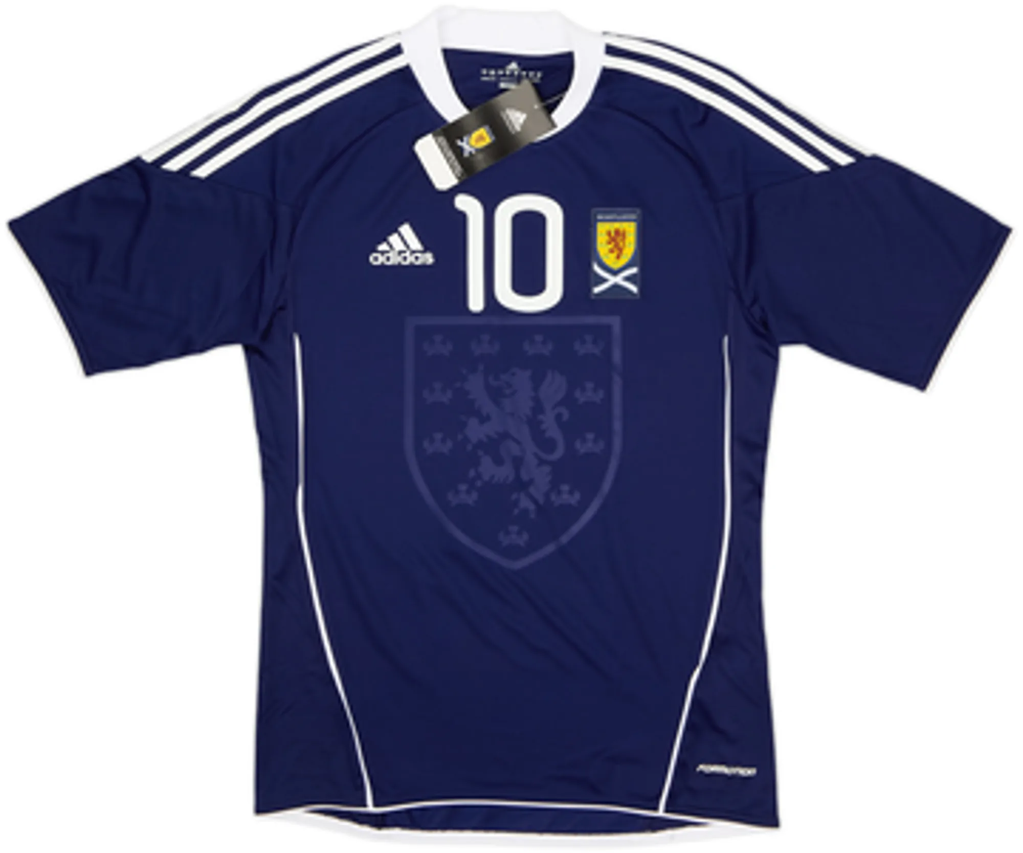 2010-11 Scotland Player Issue Home Shirt Fletcher #10 (S)