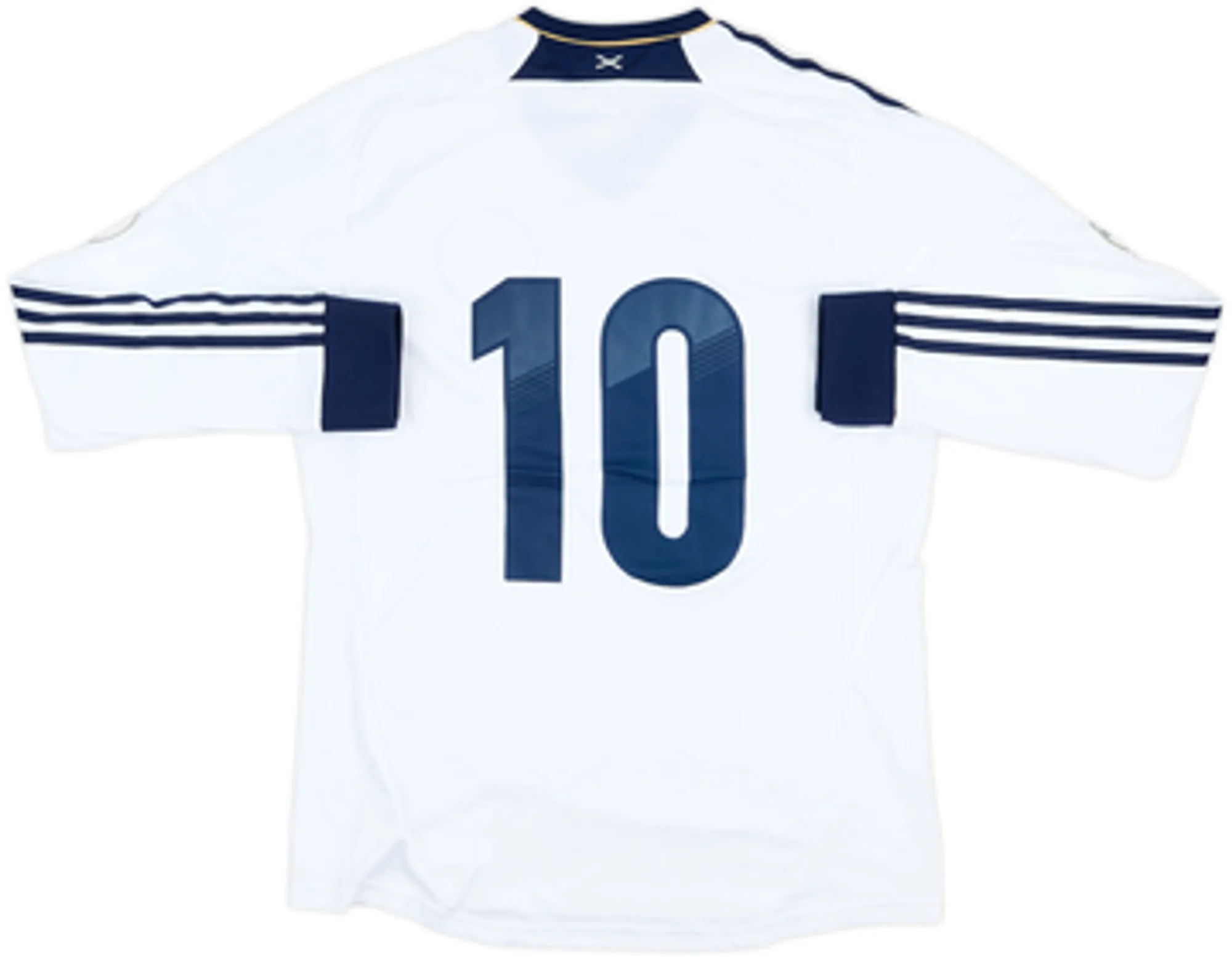 2012-14 Scotland Player Issue World Cup Qualifiers Away L/S Shirt #10 - 7/10 - (L)