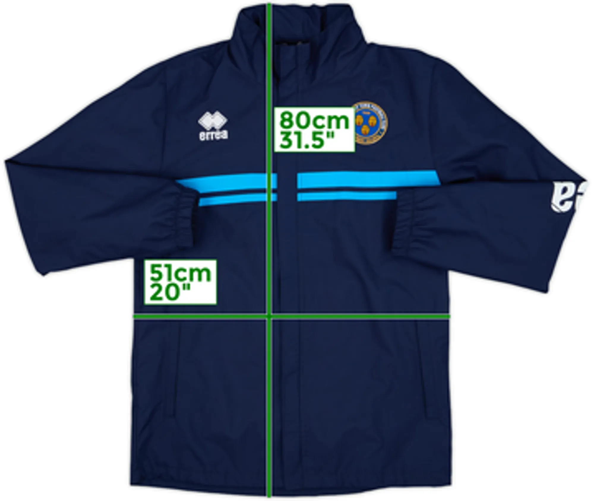 2018-19 Shrewsbury Errea Hooded Rain Jacket - 10/10 - (M)