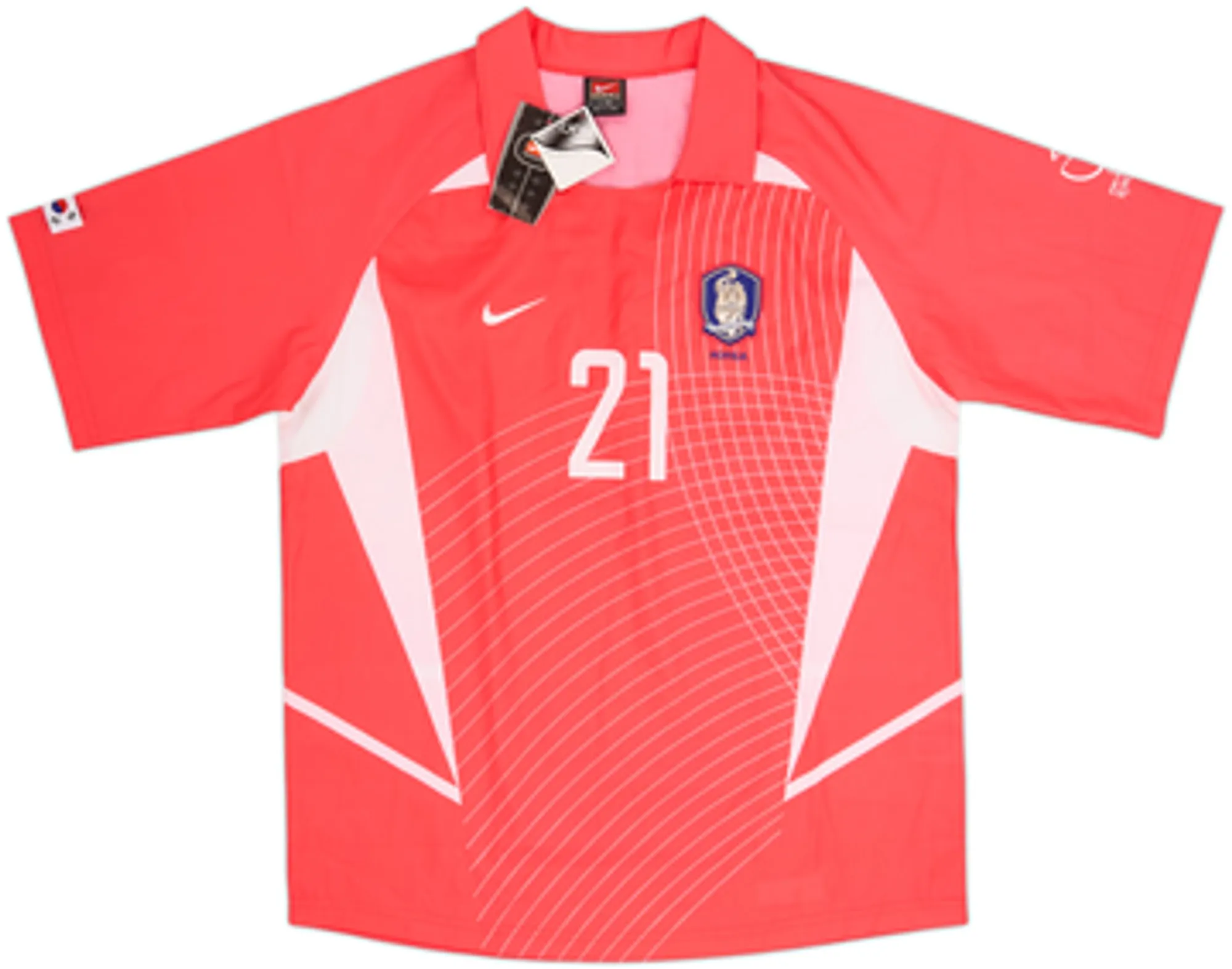 2002-03 South Korea Home Shirt J S Park #21 (L)