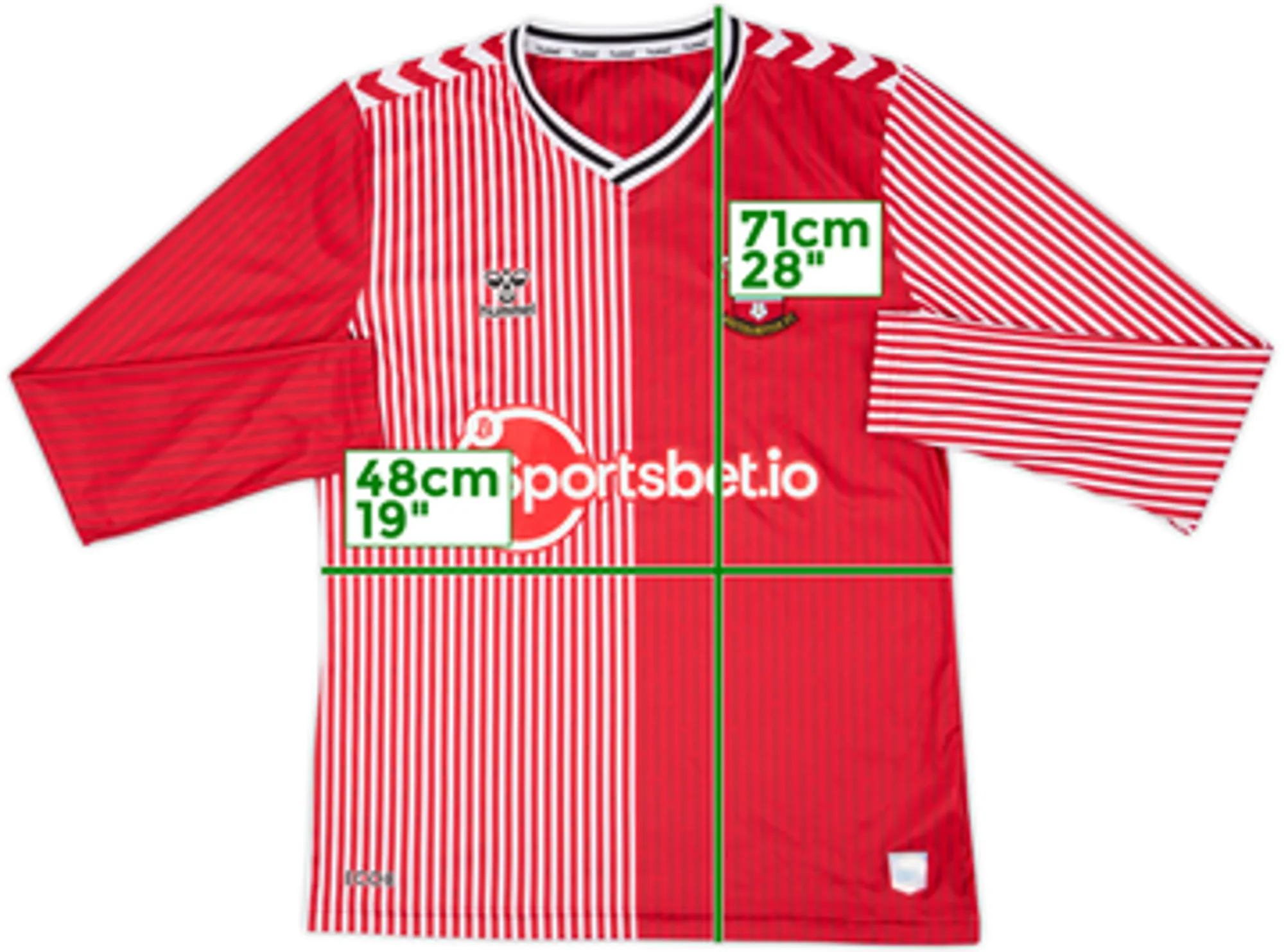 2023-24 Southampton Home L/S Shirt - 10/10 - (M)