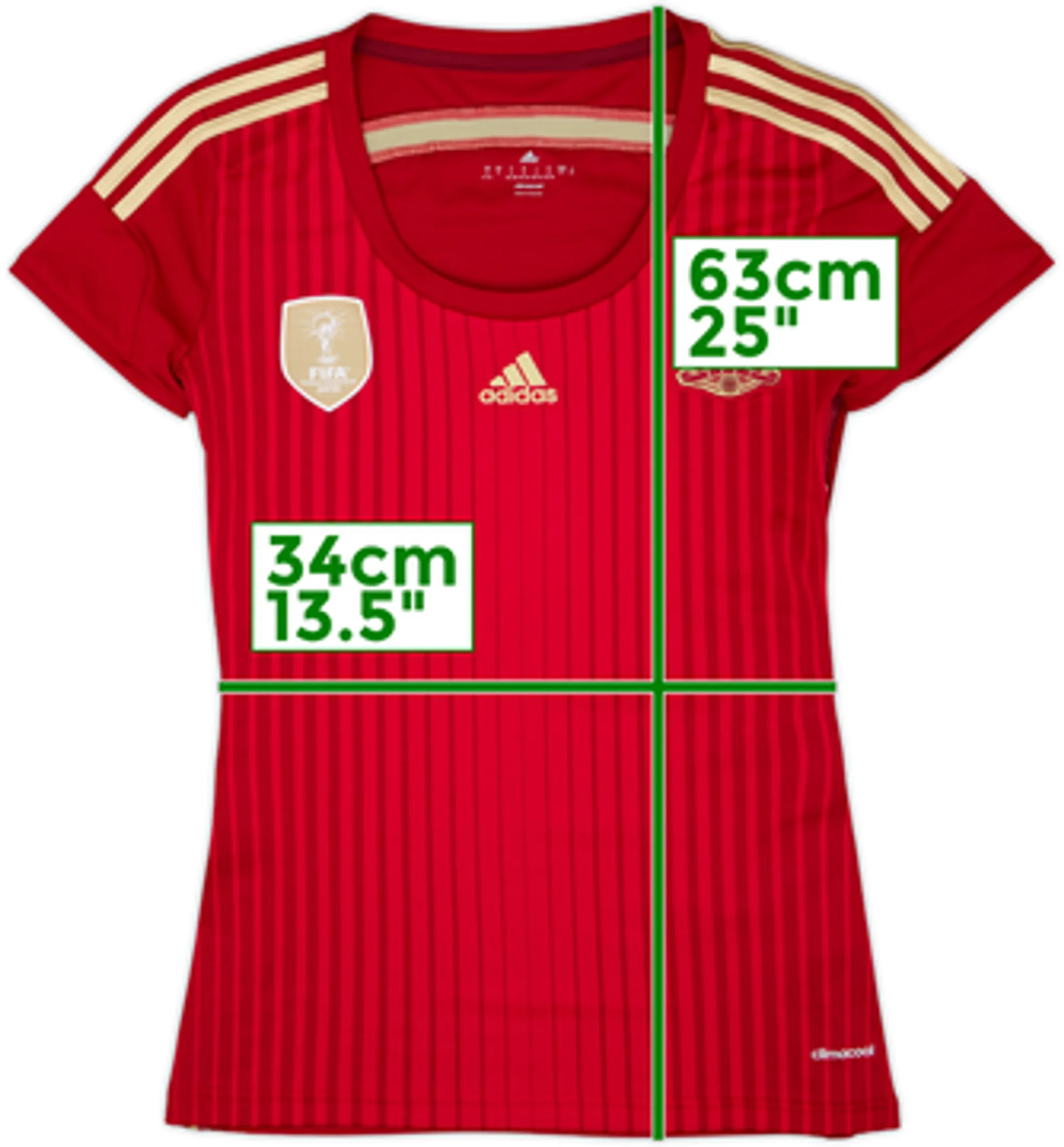 2013-15 Spain Home Shirt - 9/10 - (Women's S)