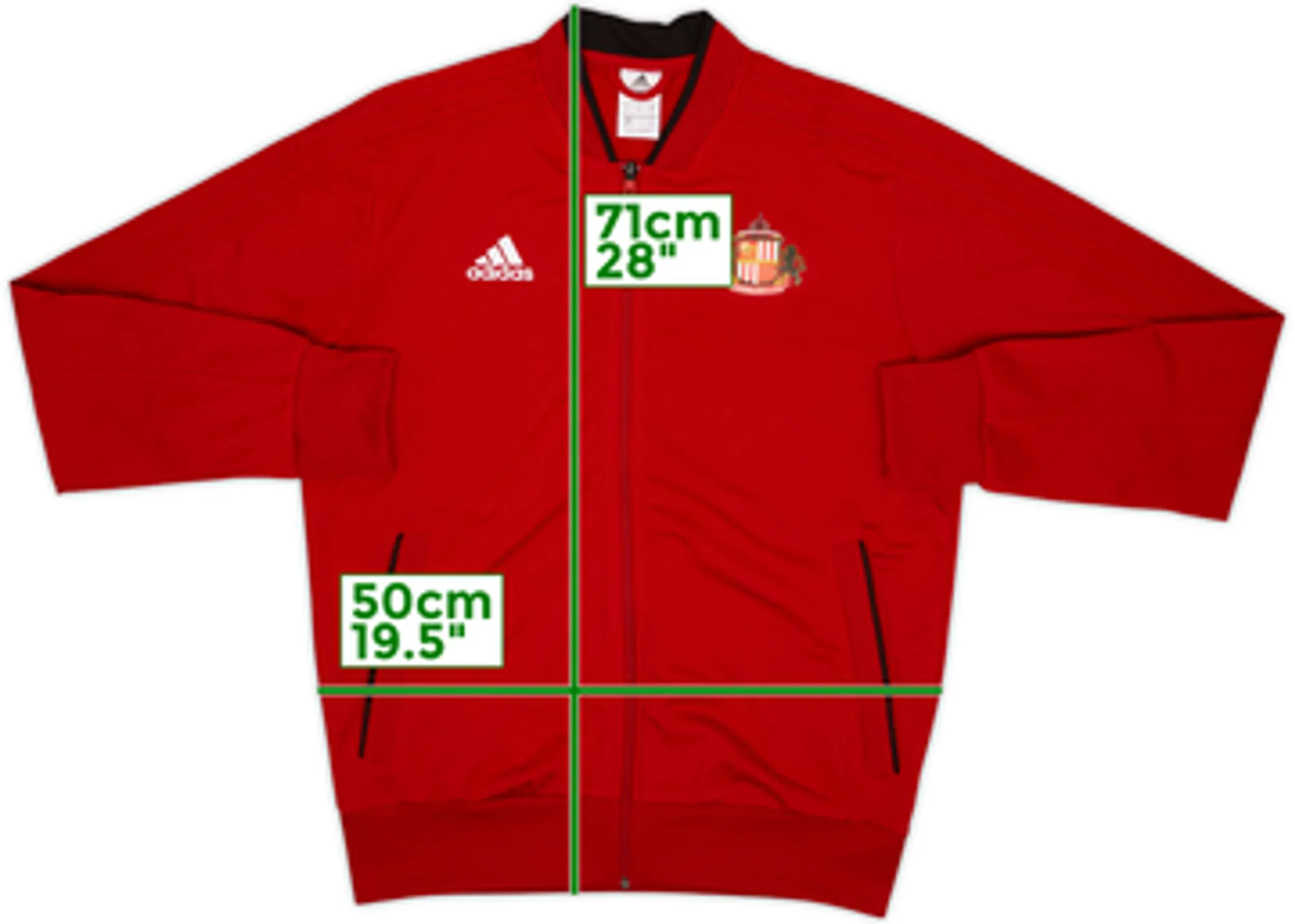2017-18 SUnderland adidas Track Jacket - 8/10 - (M)