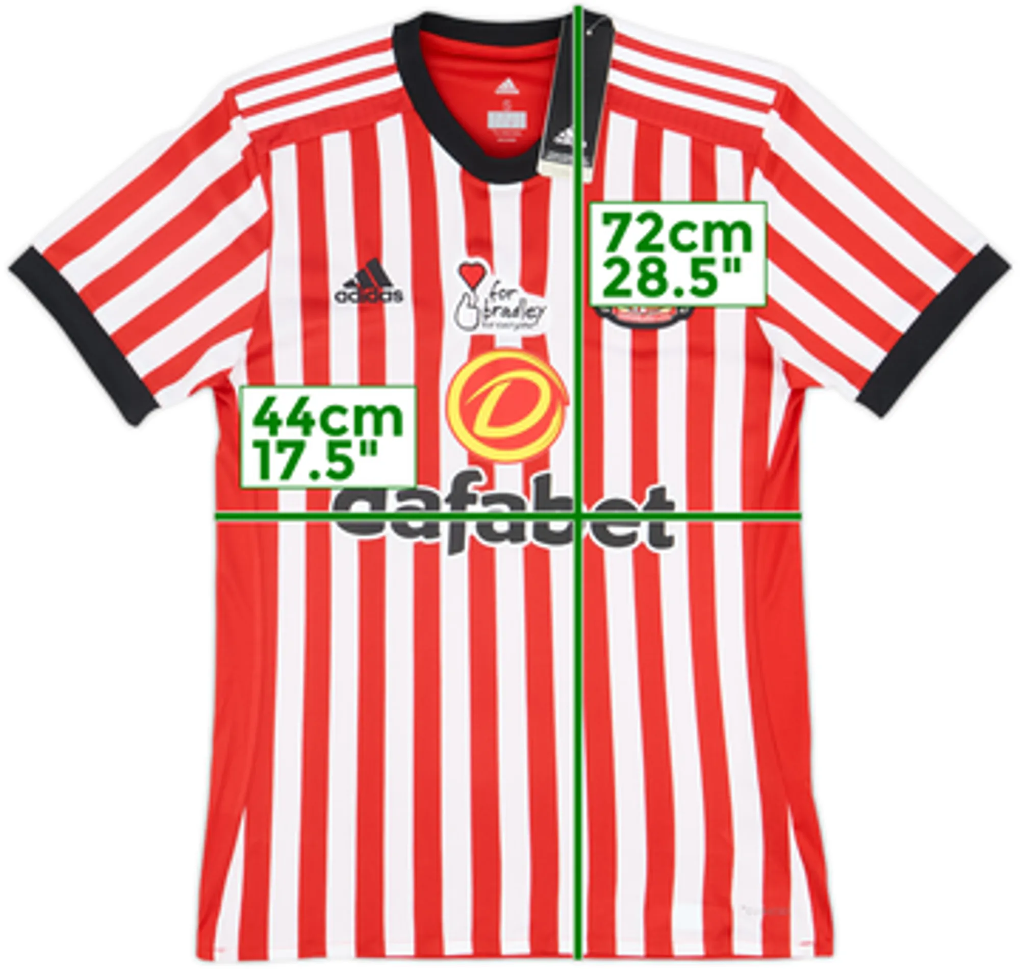 2017-18 Sunderland Home Shirt (S)