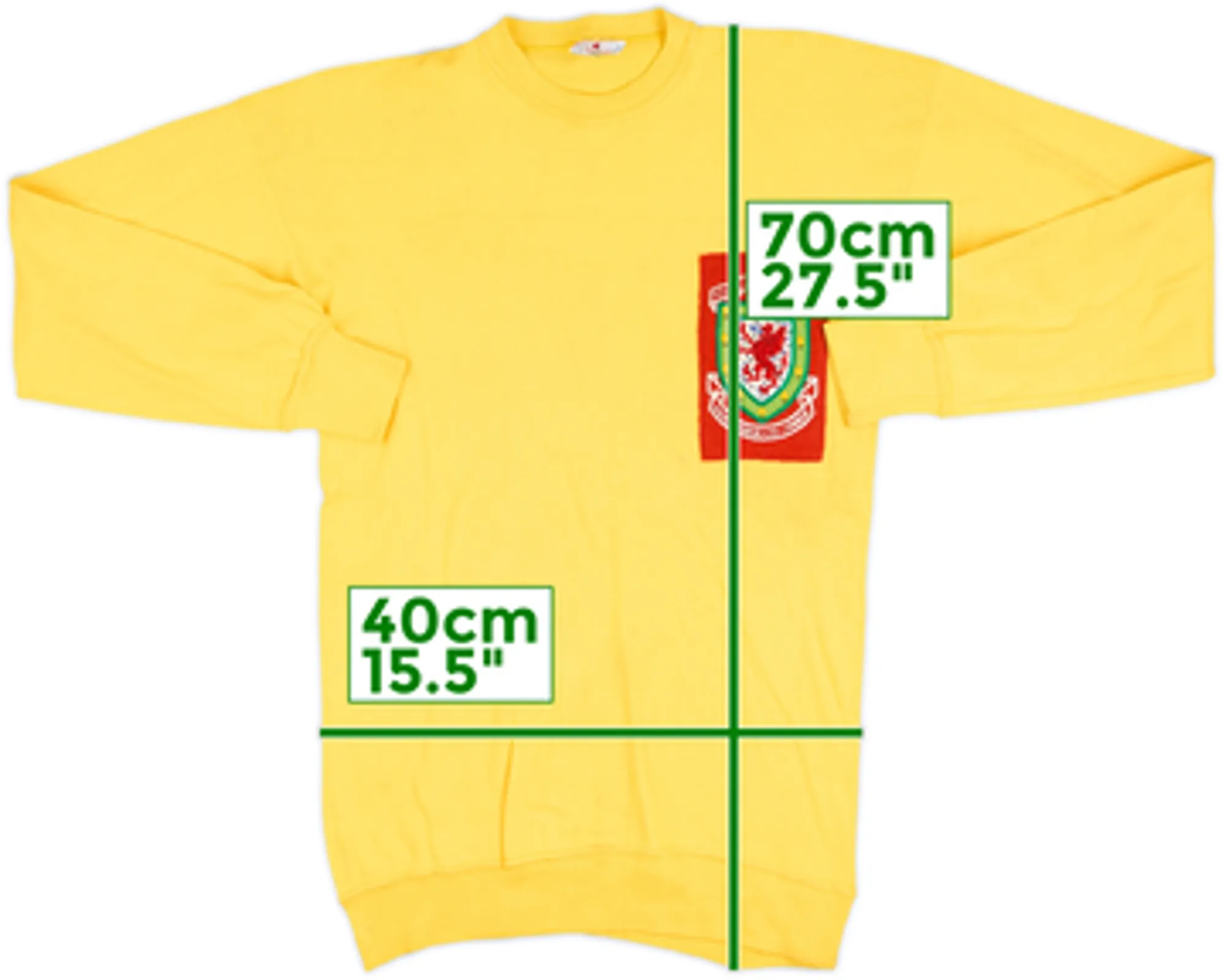 1970-71 Wales Youth Player Issue GK Shirt - 6/10 - (M)