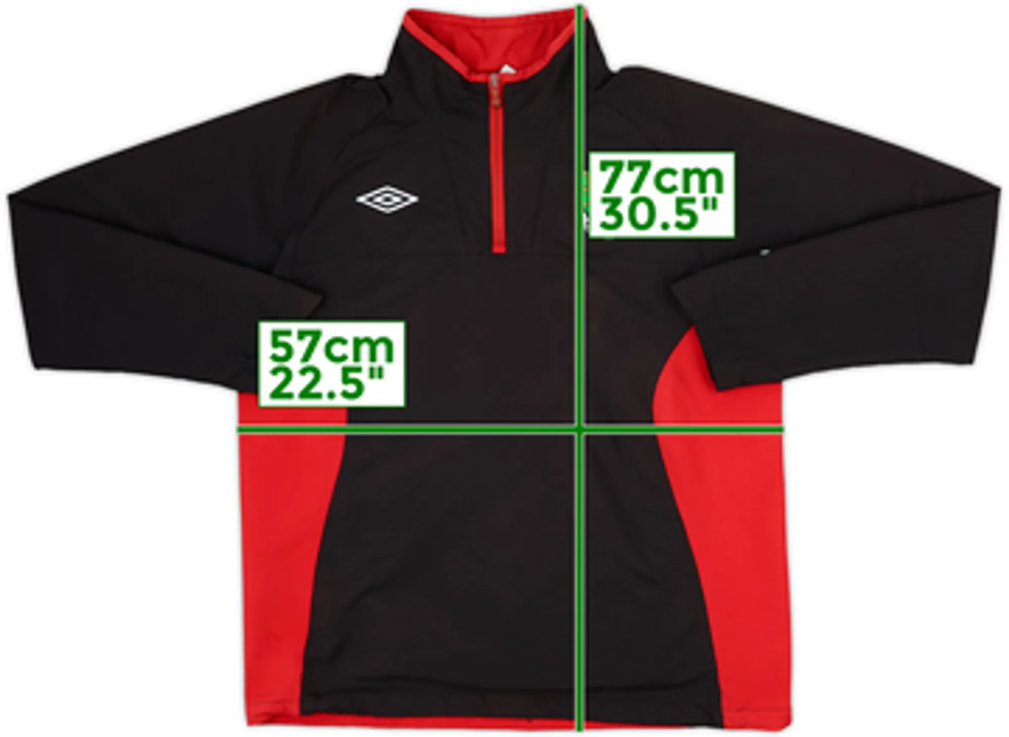 2010-11 Wales Umbro 1/4 Zip Drill Top - 5/10 - (L)