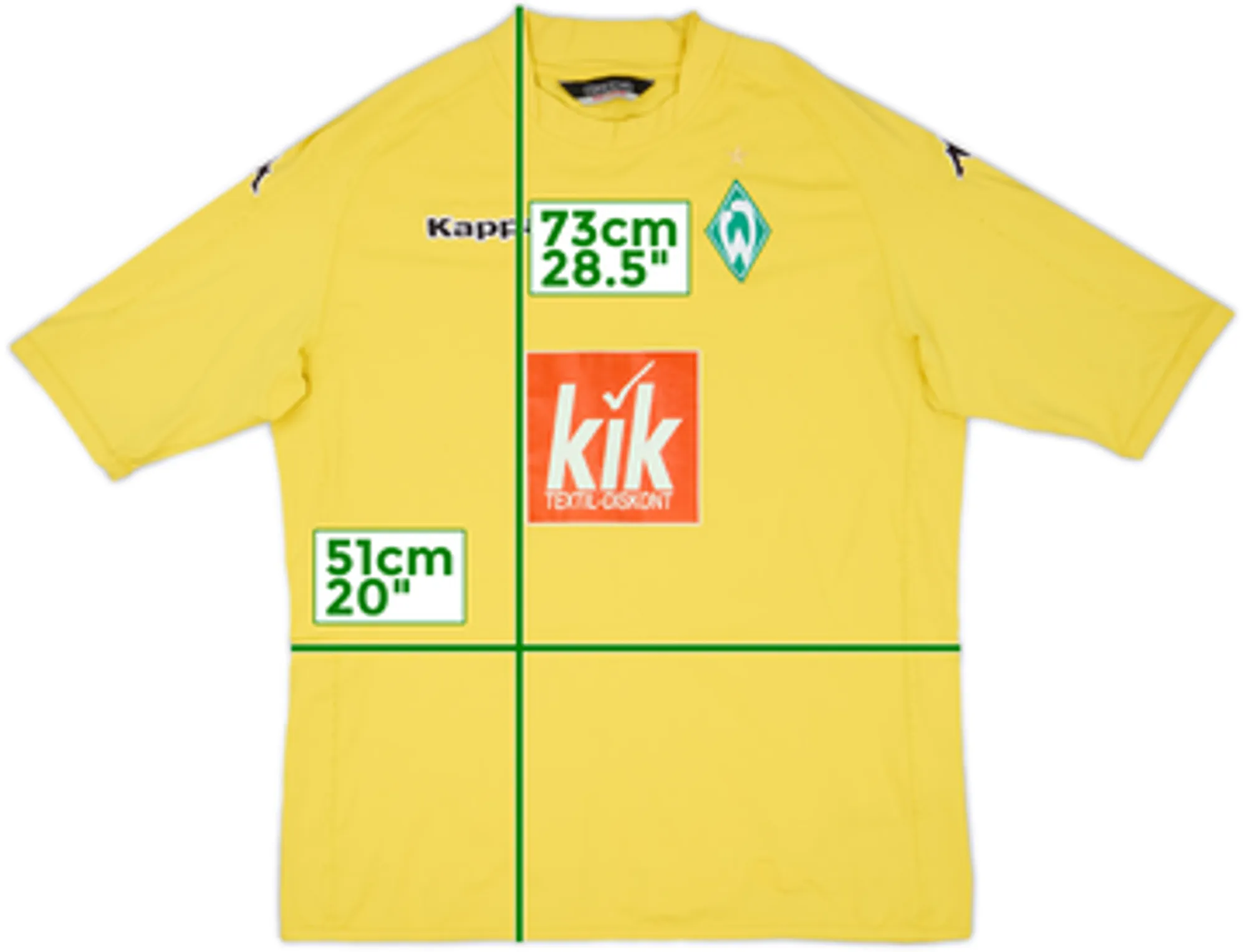 2005-06 Werder Bremen GK S/S Shirt - 7/10 - (3XL)