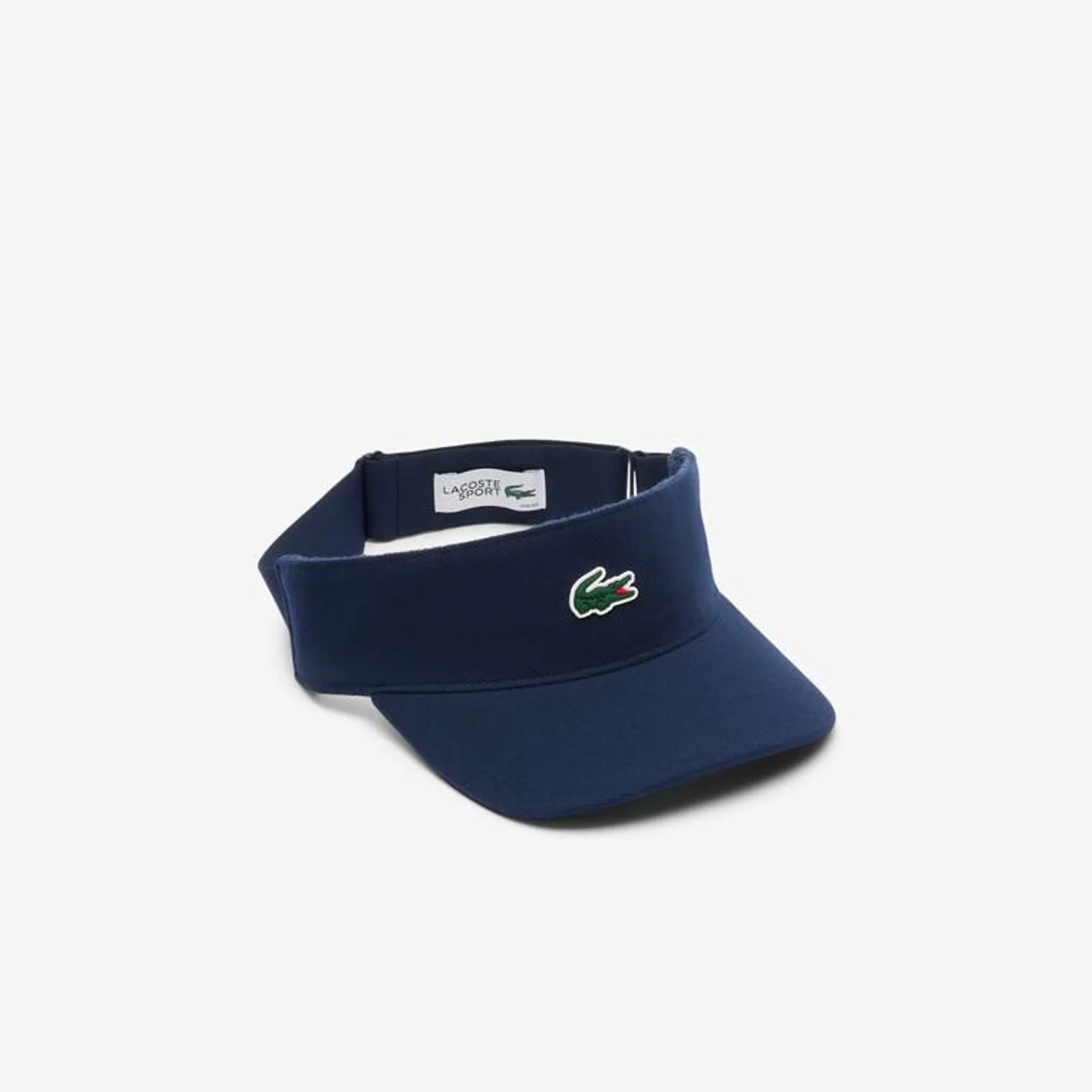 Lacoste Piqué and Terry Sport Visor - Midnight Blue