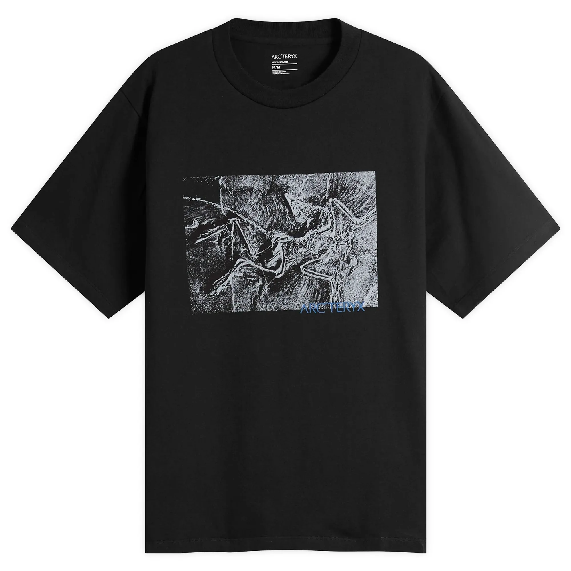 Arc'teryx Men's Kragg Cotton Lithographica T-Shirt Black