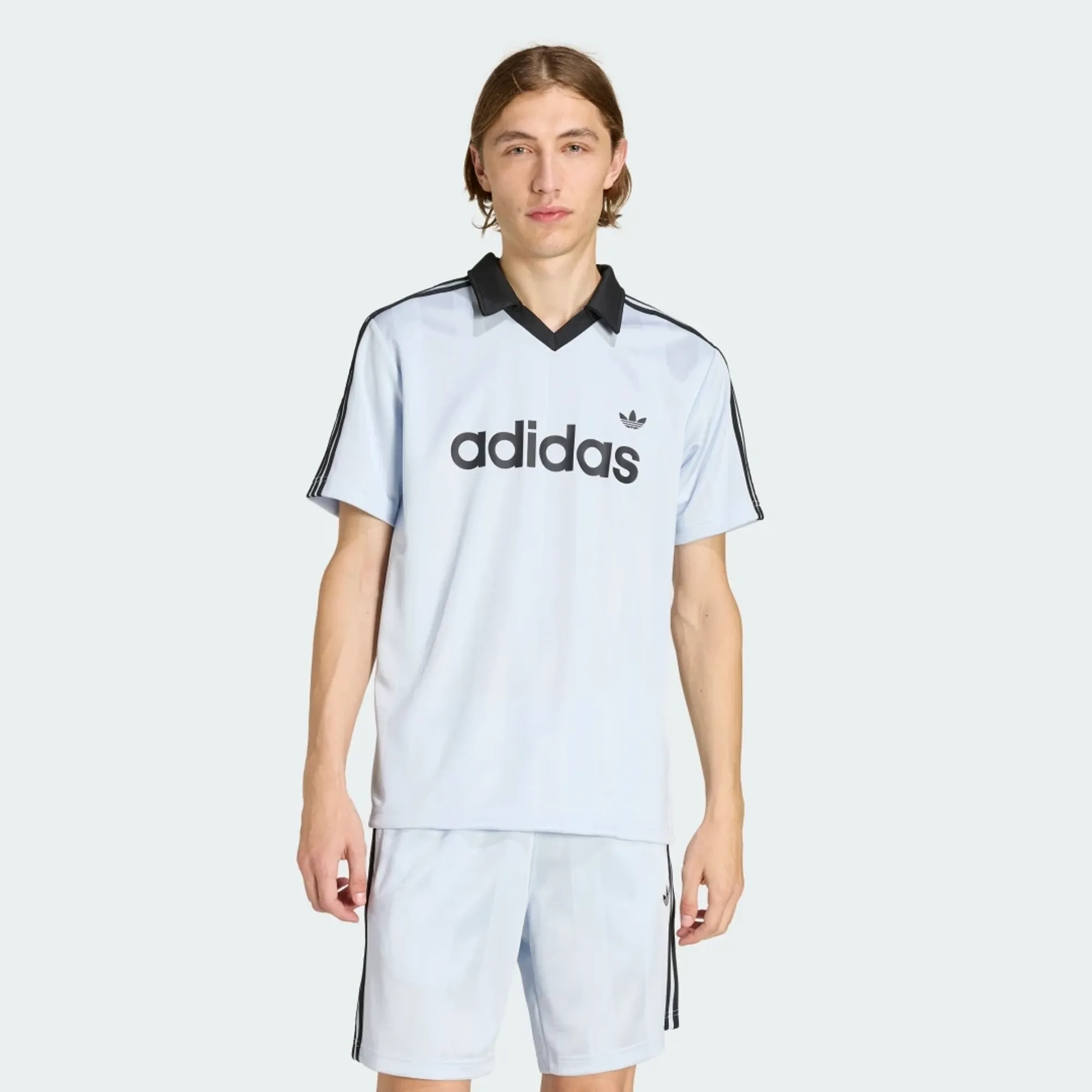 adidas ARCHIVE COLLAR ENGINEERED JERSEY