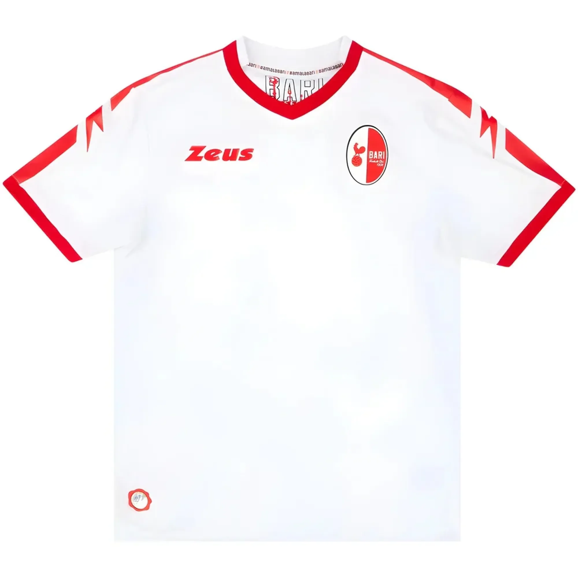 Bari 2017-18 Home Shirt (Sponsorless) (S) (Very Good)
