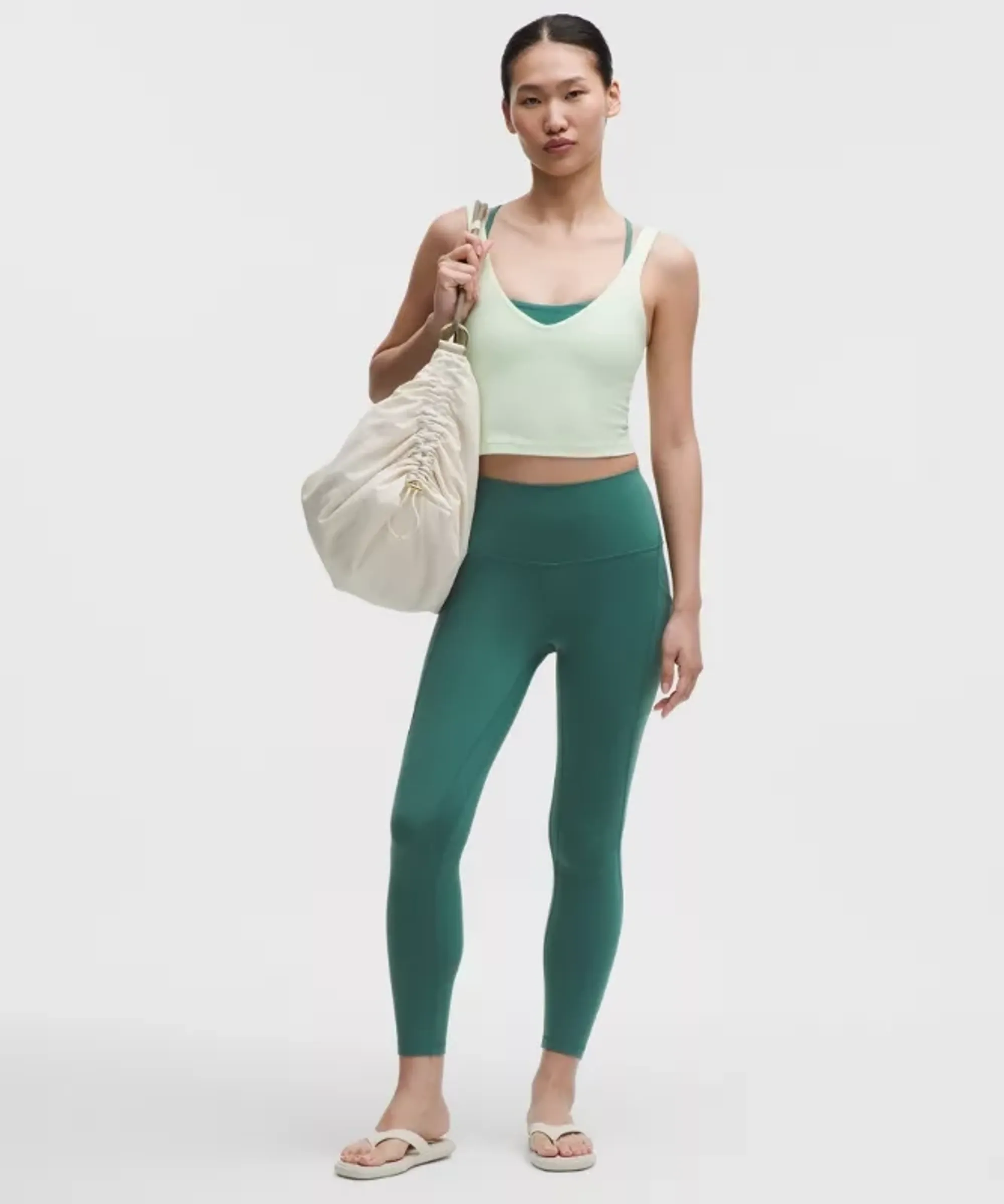 lululemon – Women's Align High-Rise Pants with Pockets – 25" – Color Green – Size 0