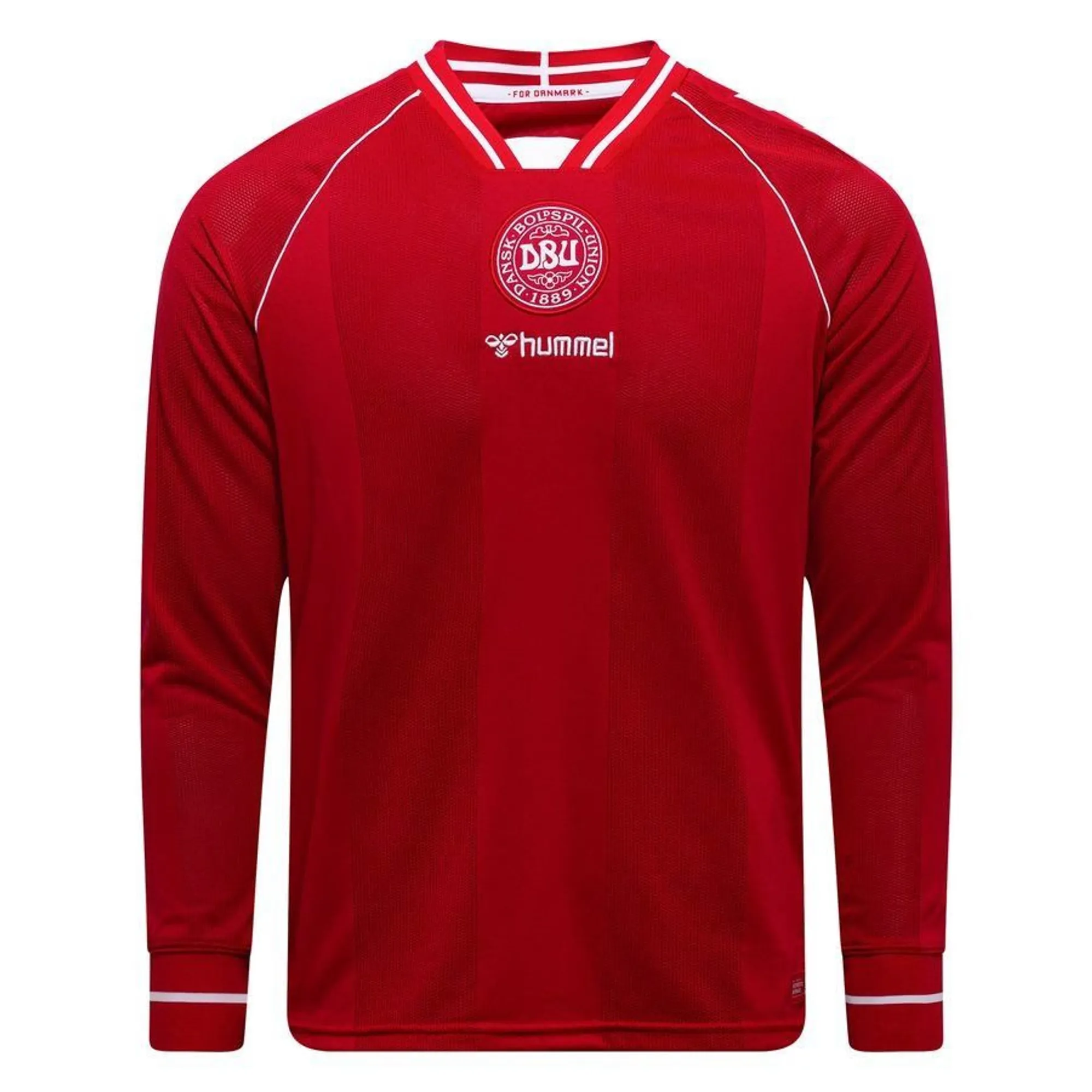 Denmark Home Shirt 2026/27 Kids Long Sleeves - ['Red']