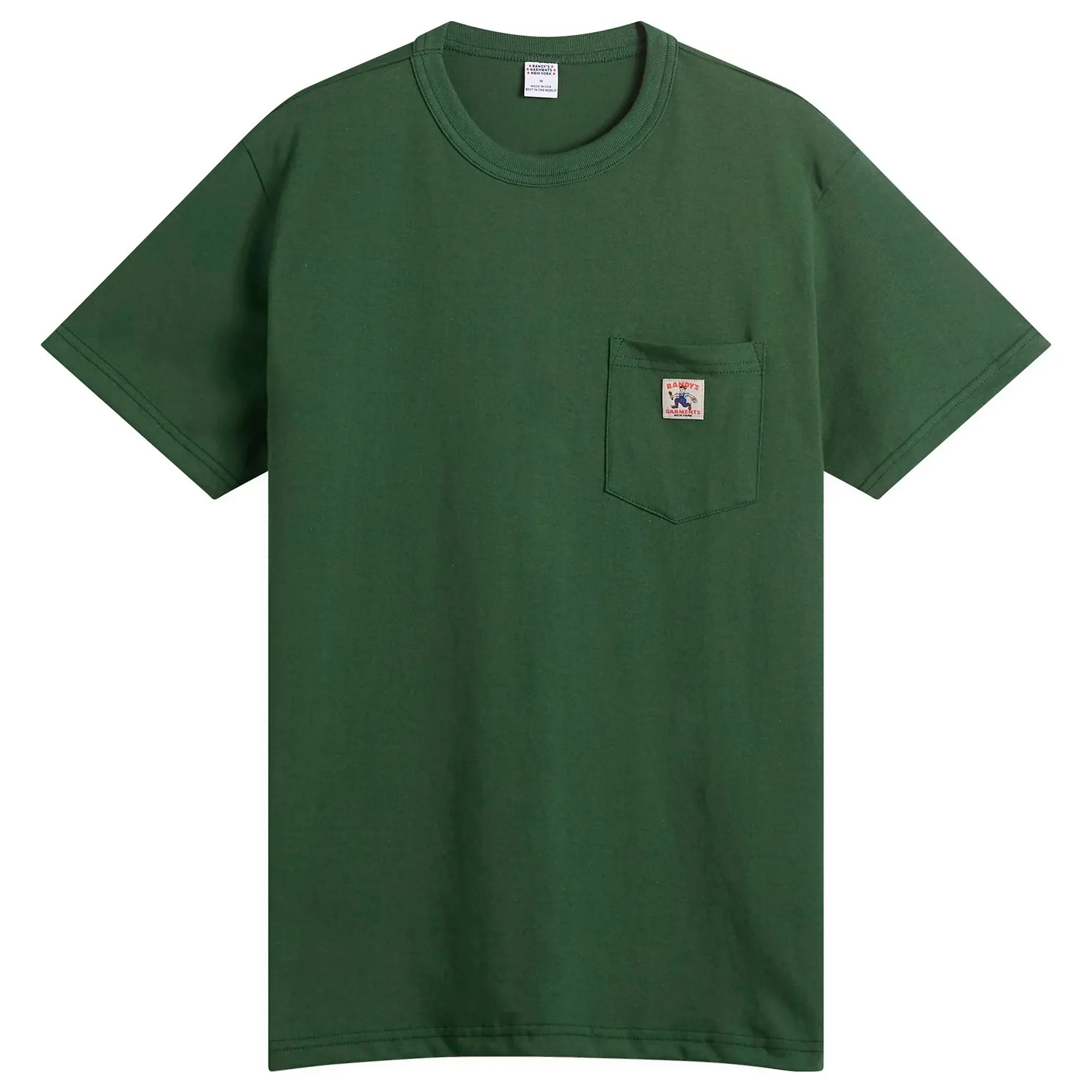Randy’s Garments INC. Logo Pocket T-Shirt Dark Green