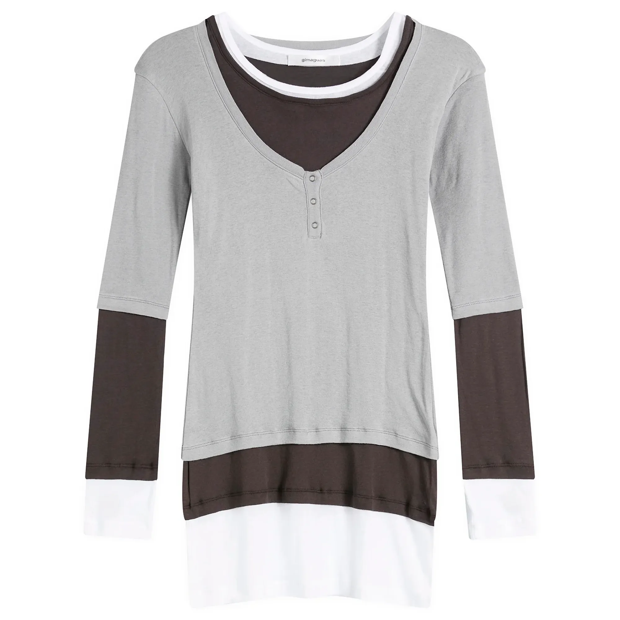 Gimaguas Women's Gemma Long Sleeve Top Brown
