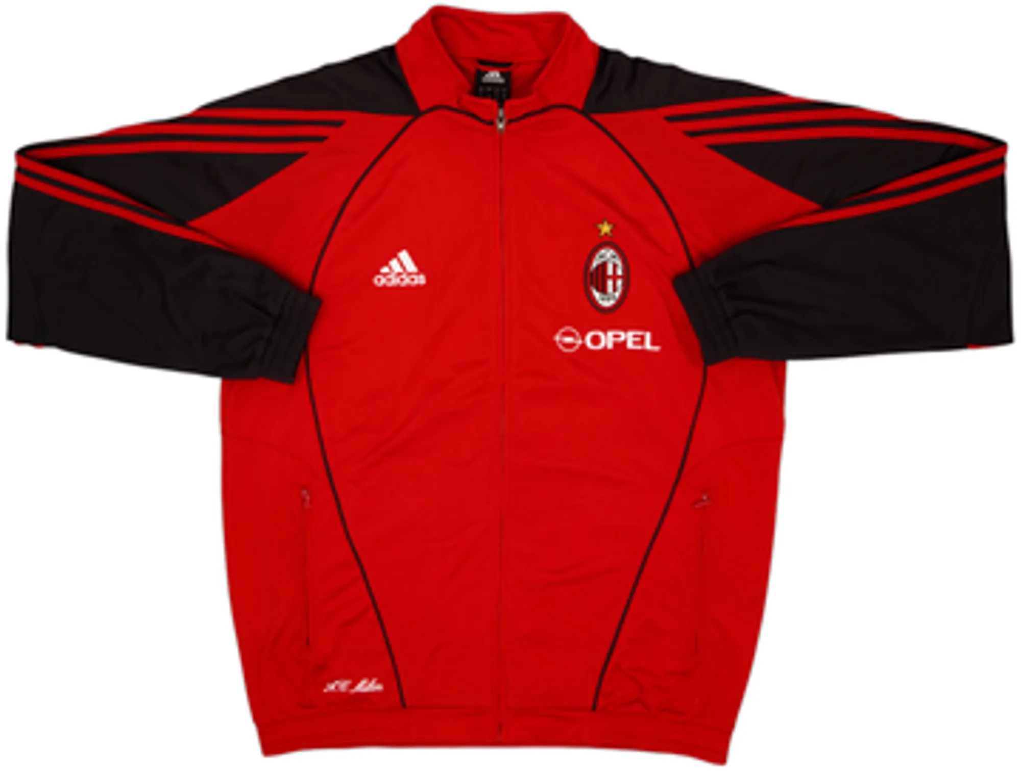 2005-06 AC Milan adidas Tracksuit - 7/10 - (L)