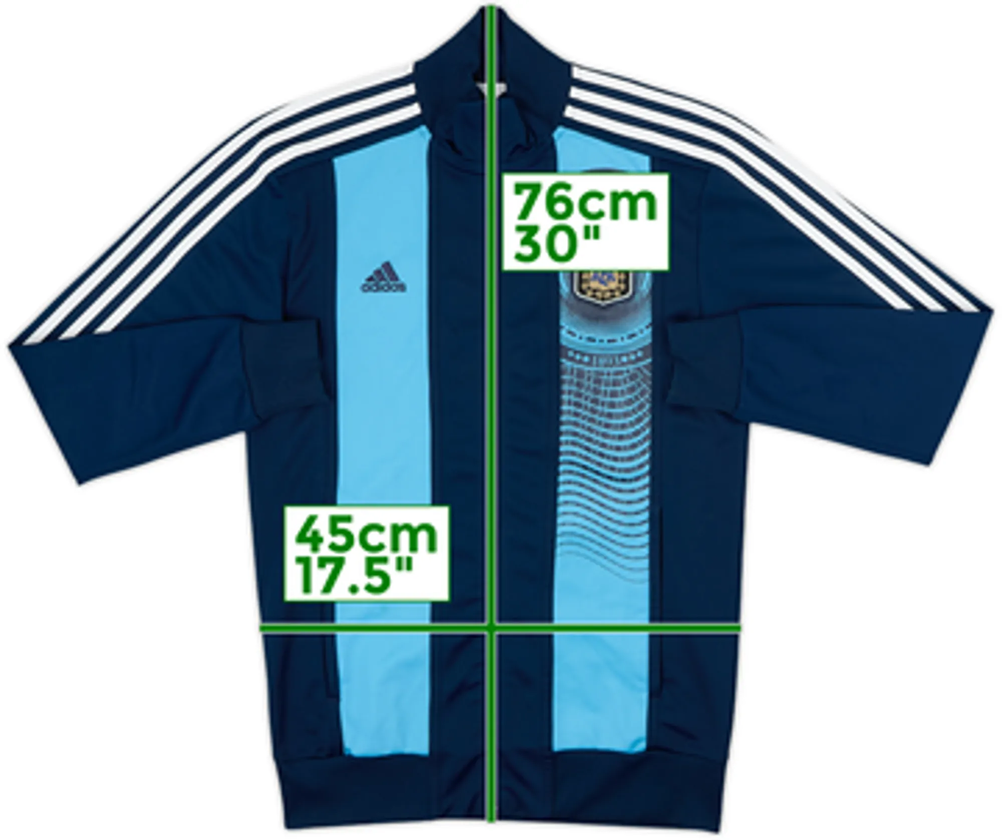 2012-13 Argentina adidas Track Jacket - 7/10 - (S)