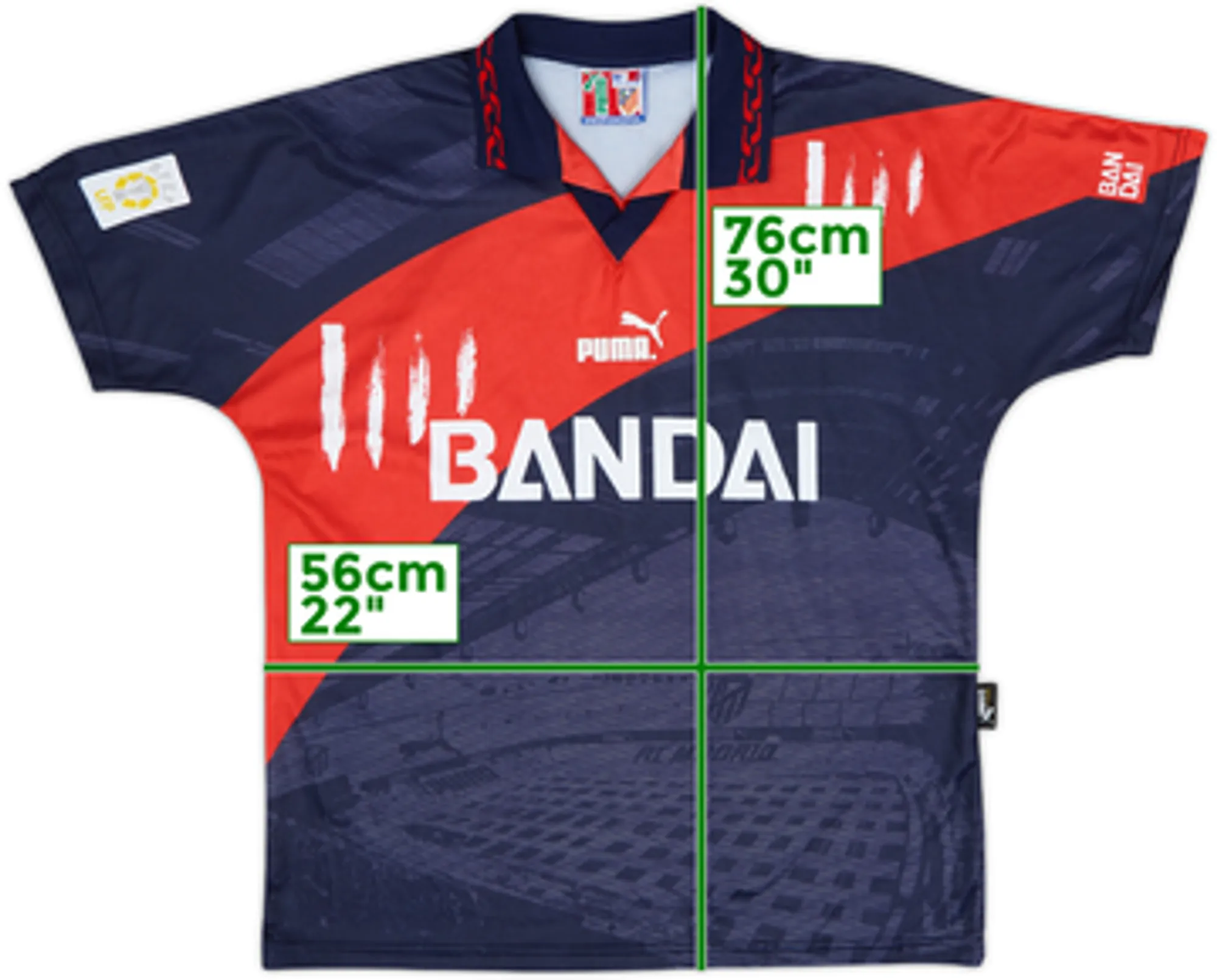 1995-96 Atletico Madrid Away Shirt - 9/10 - (L)