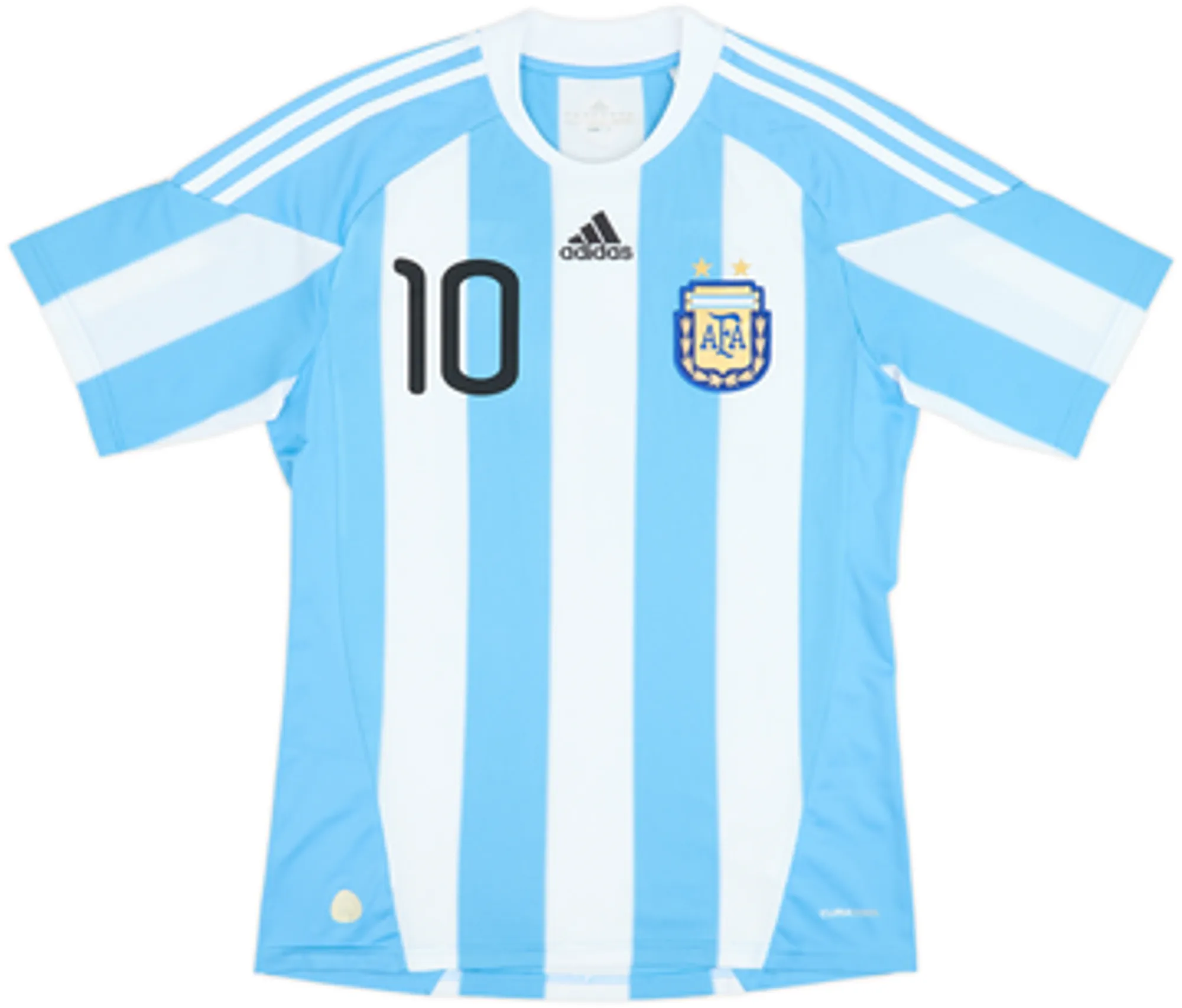 2010-11 Argentina Home Shirt Messi #10 - 8/10 - (S)