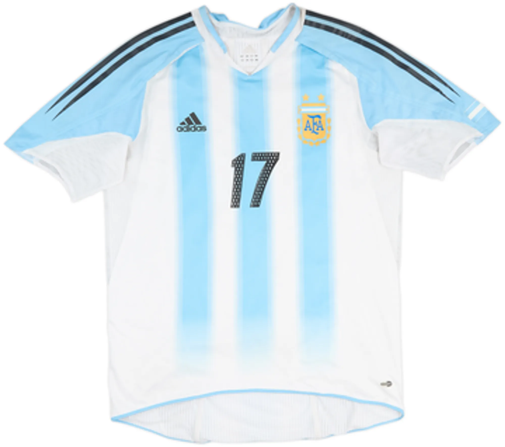 2004-05 Argentina Player Issue Home Shirt Coloccini #17 - 6/10 - (L)