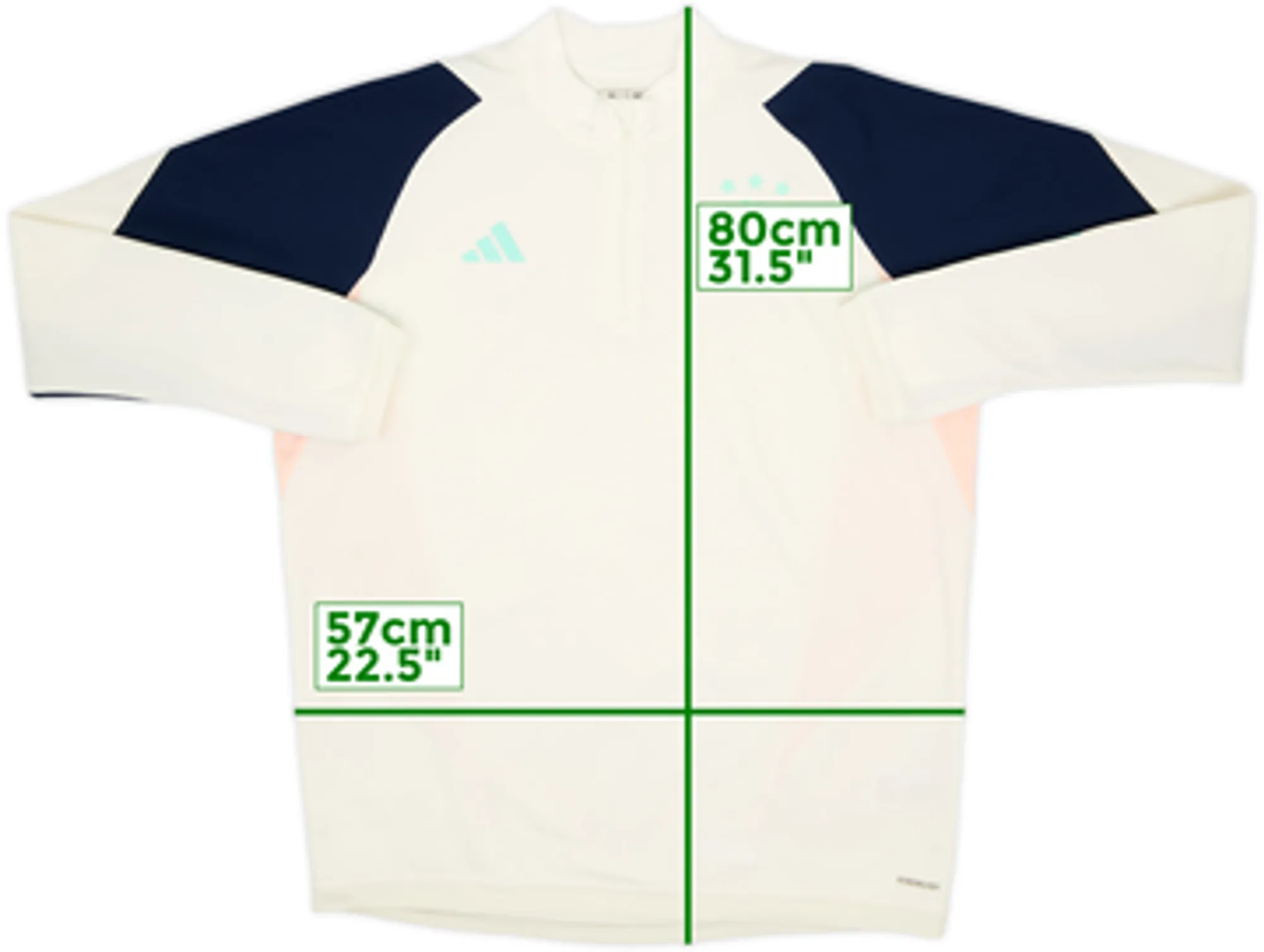 2023-24 Ajax adidas 1/4 Zip Drill Top - 8/10 - (XL)