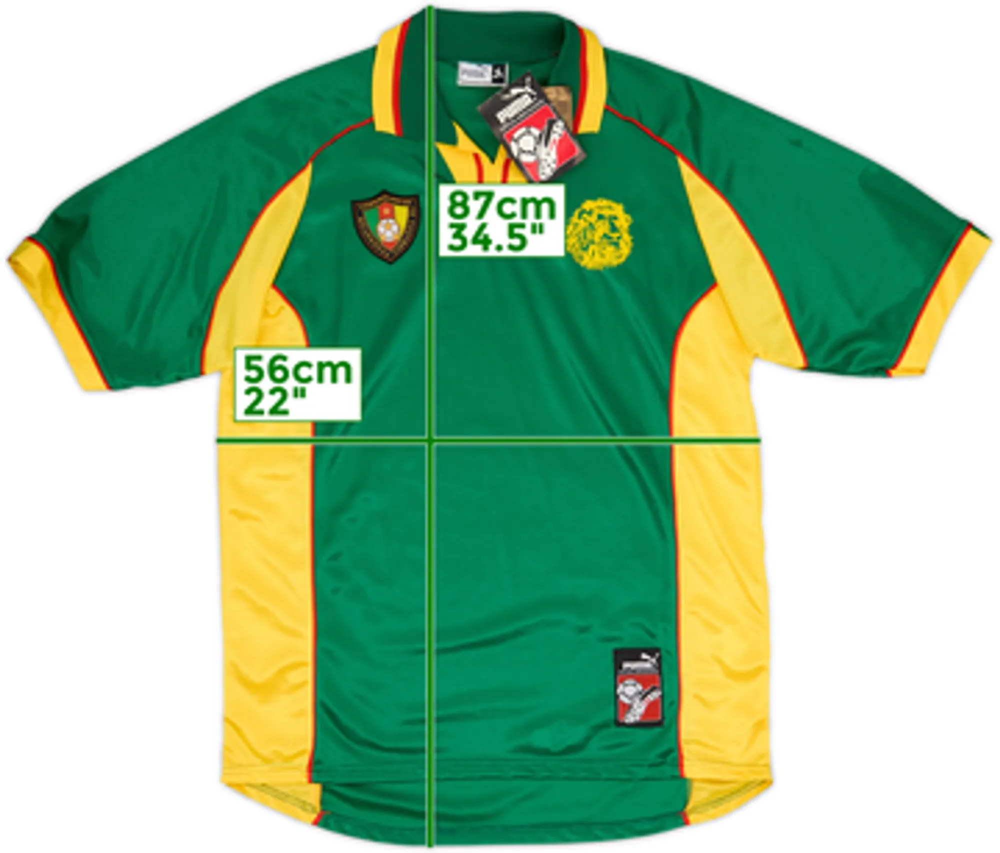 1998-99 Cameroon Home Shirt (L)