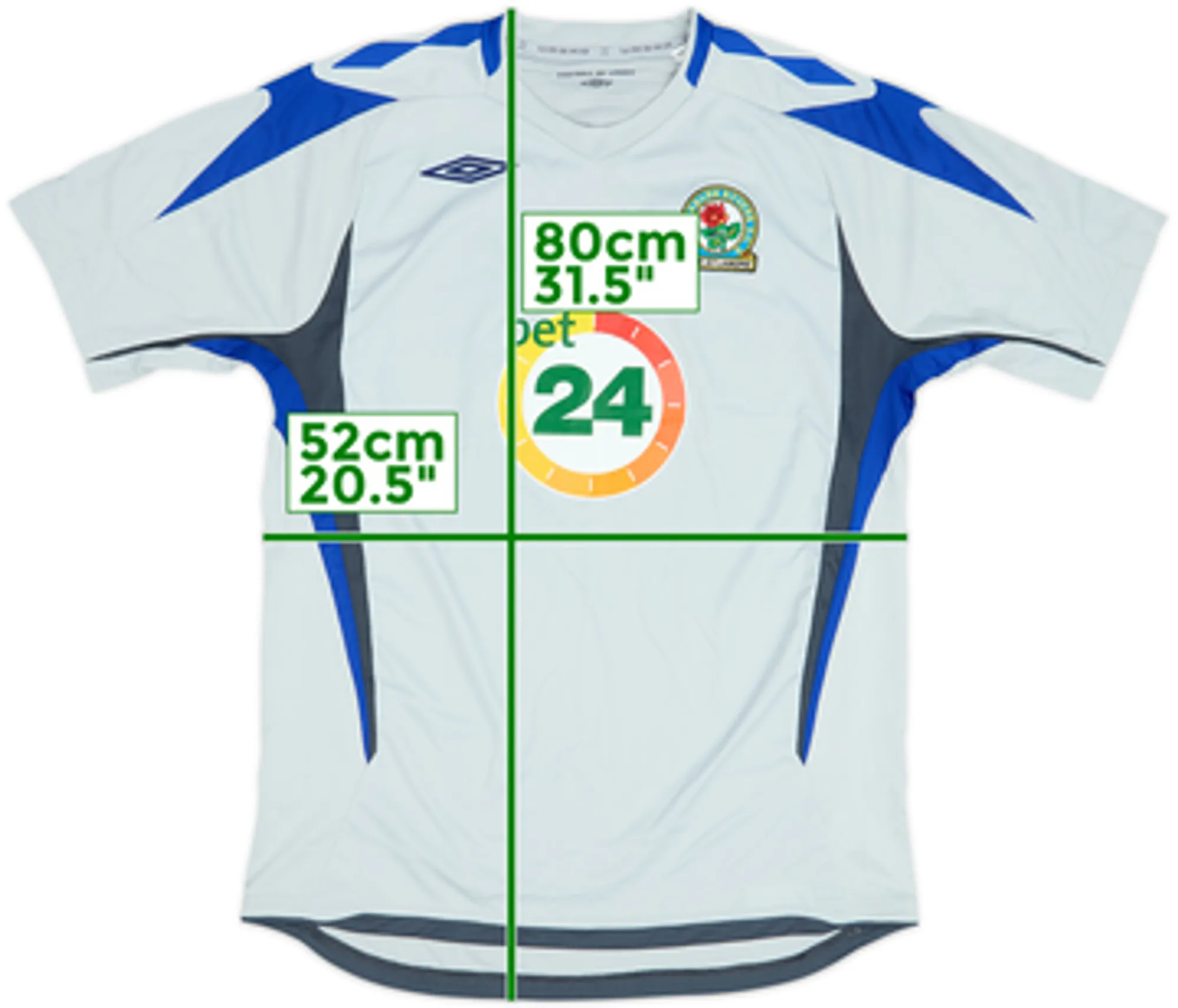 2007-08 Blackburn Rovers Umbro Training Shirt - 9/10 - (L)