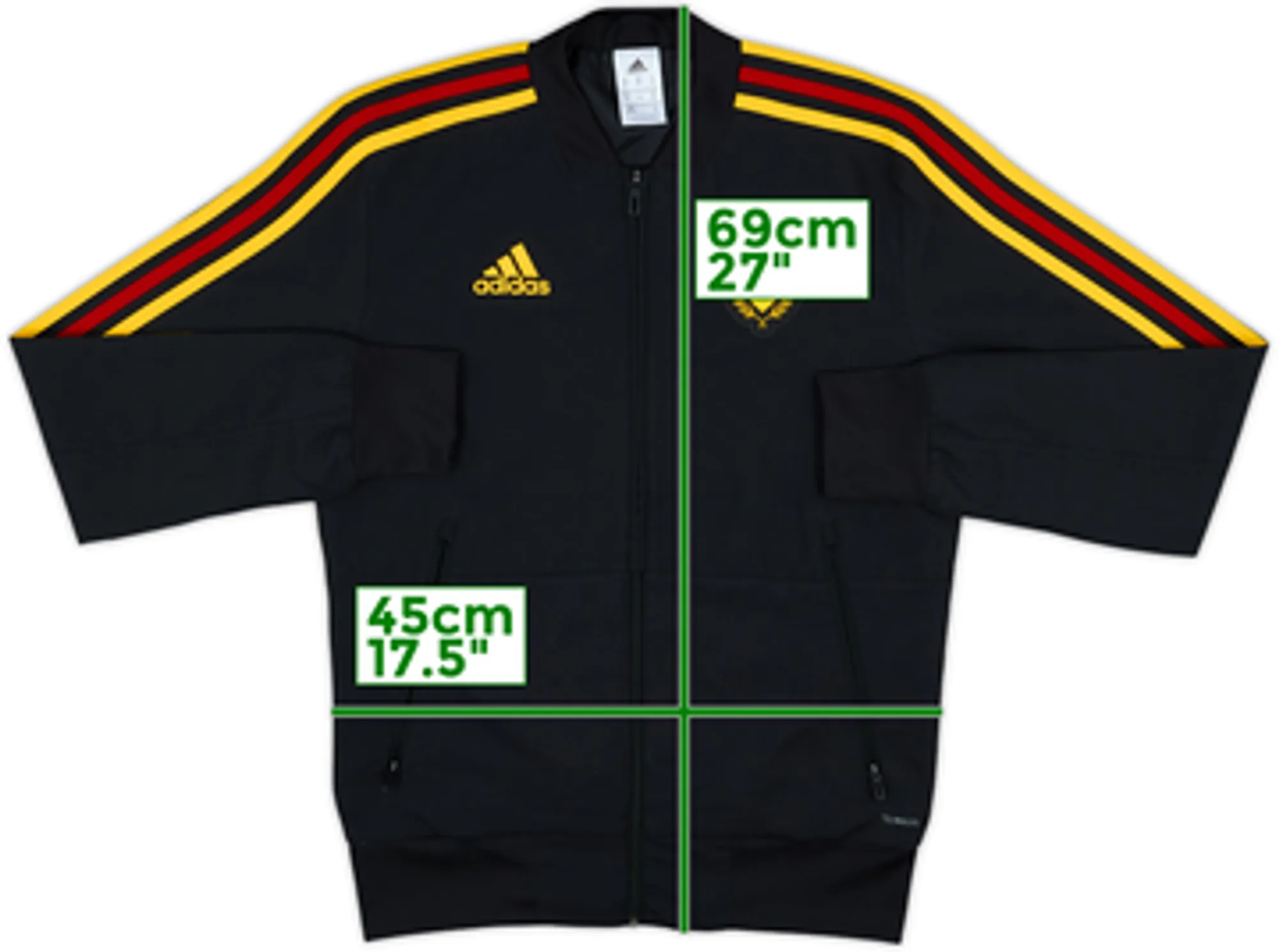 2018-19 Belgium adidas Track Jacket - 9/10 - (XS)
