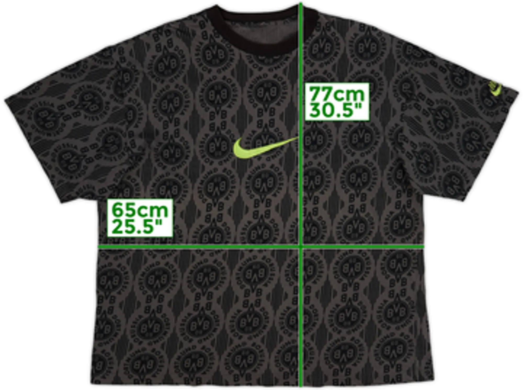 1994-95 Borussia Dortmund Nike Cotton Tee - 6/10 - (XL)