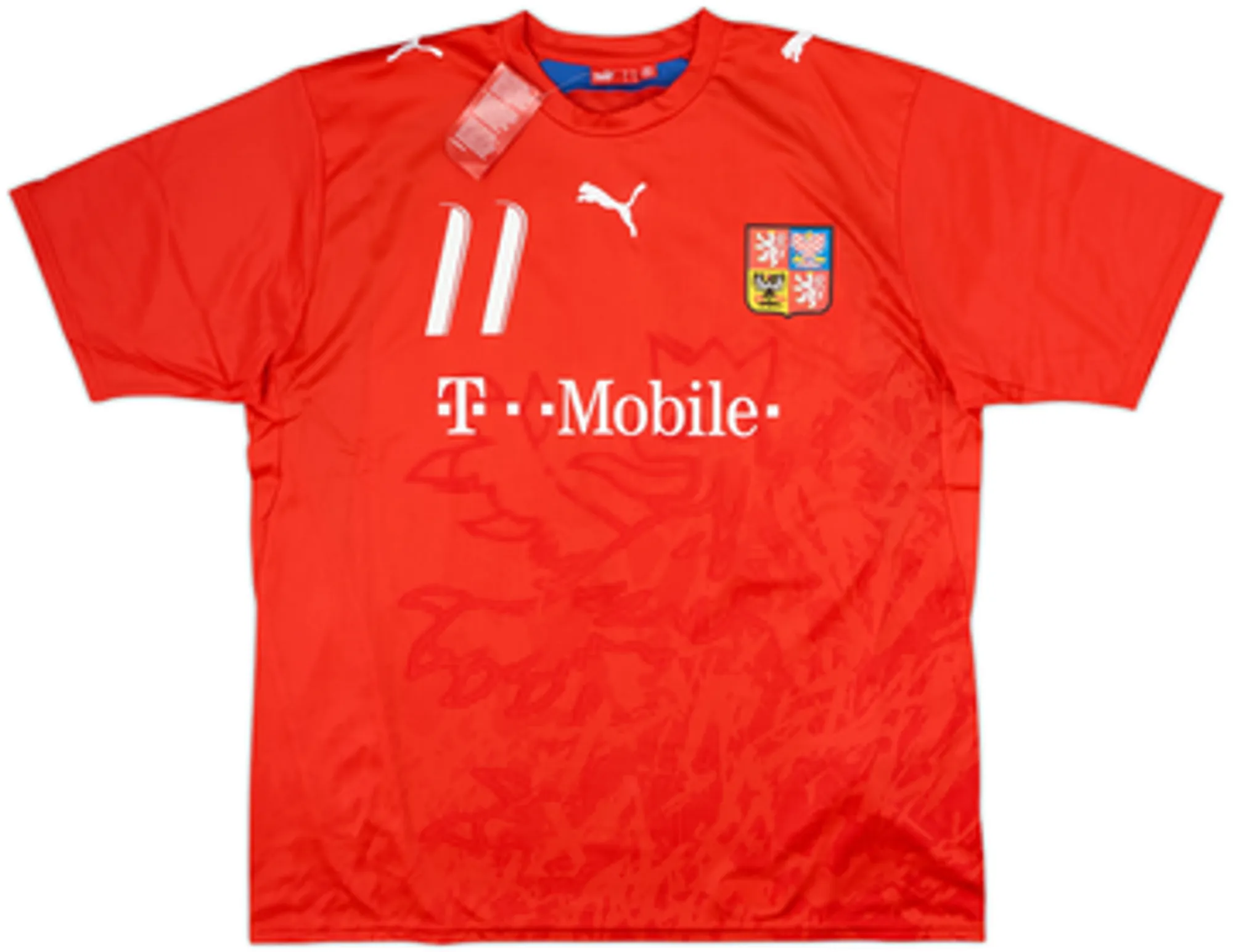 2006-08 Czech Republic Basic Home Shirt Nedved #11 (L)