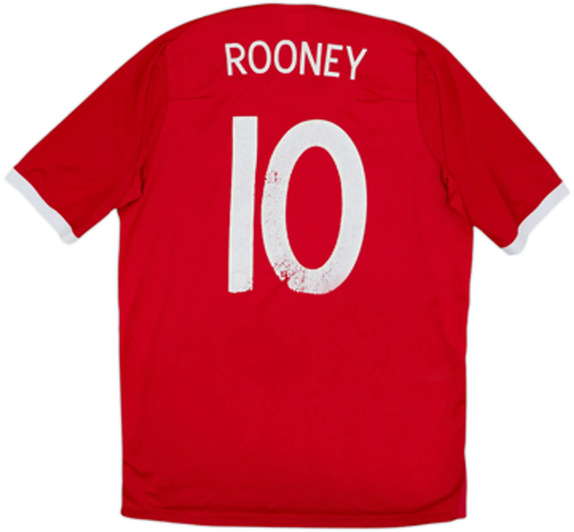 2010-11 England Away Shirt Rooney #10 - 4/10 - (L)